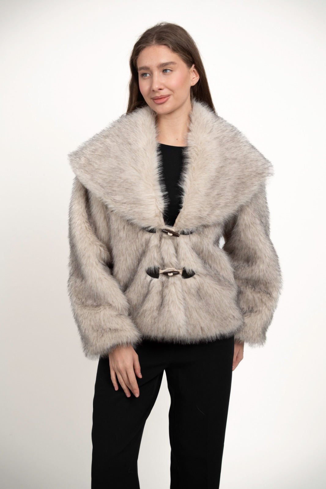 FUR COLLAR JACKET