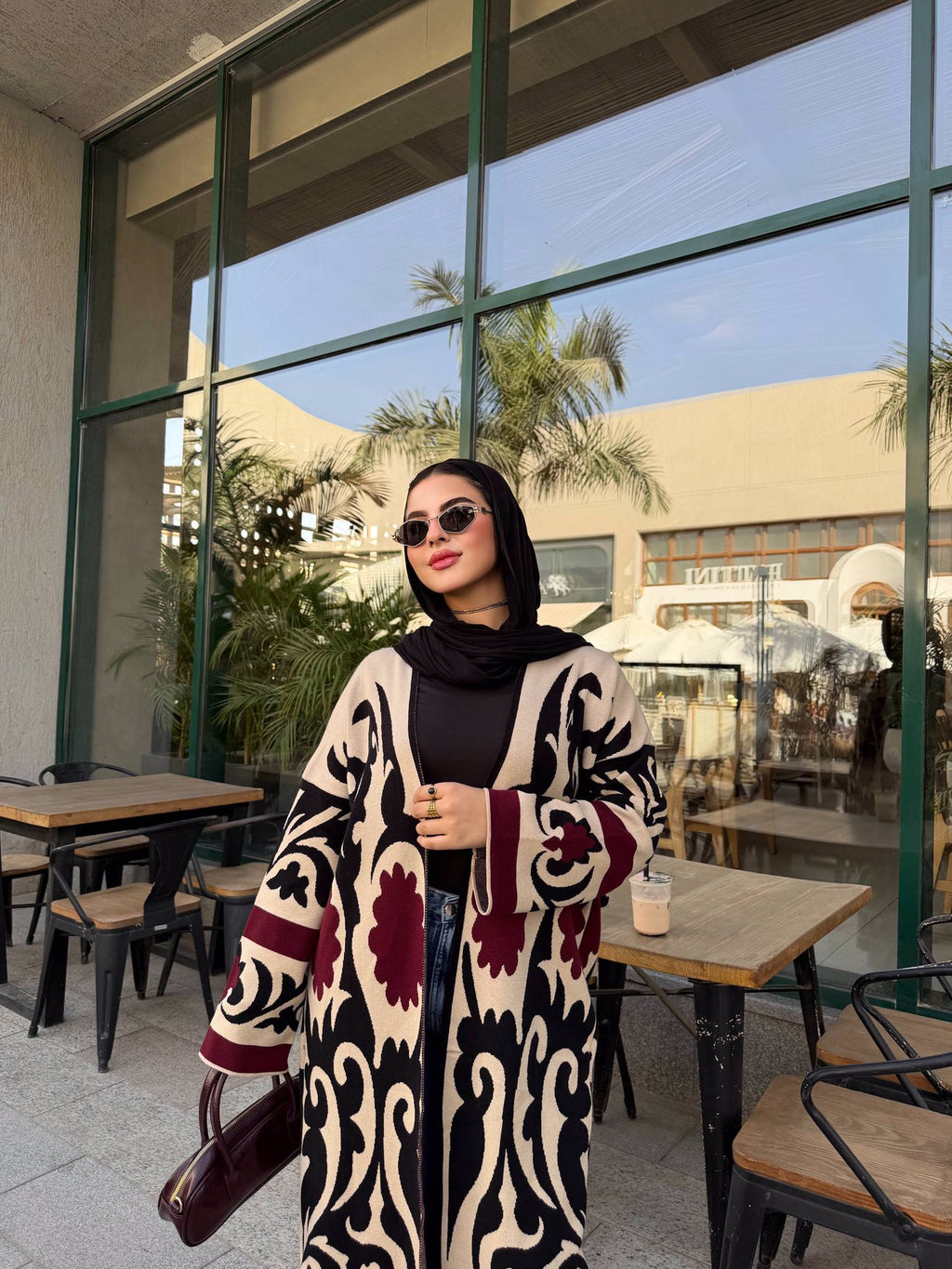 Noir Heritage Long Cardigan
