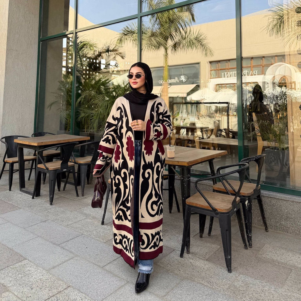 Noir Heritage Long Cardigan
