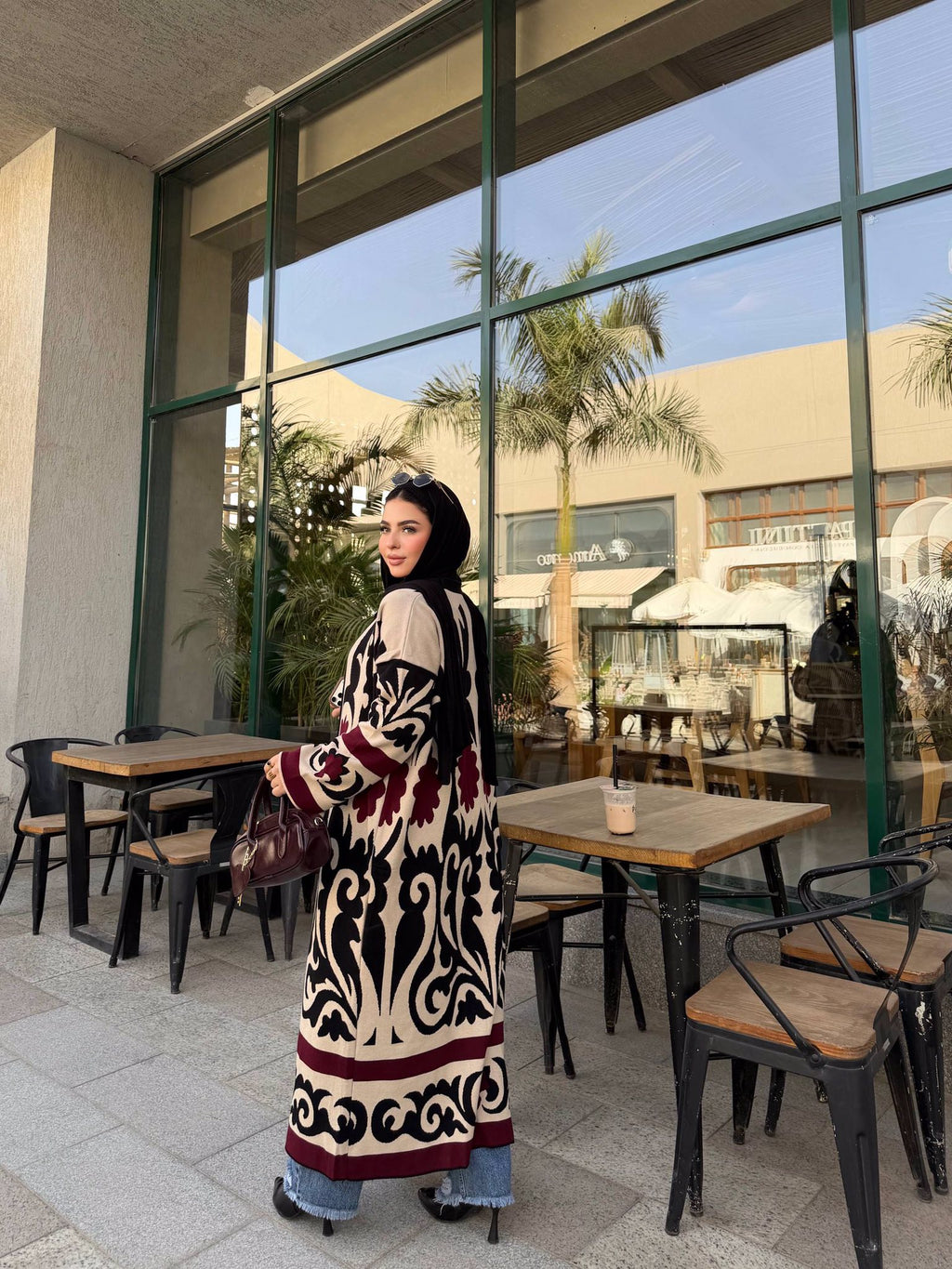 Noir Heritage Long Cardigan