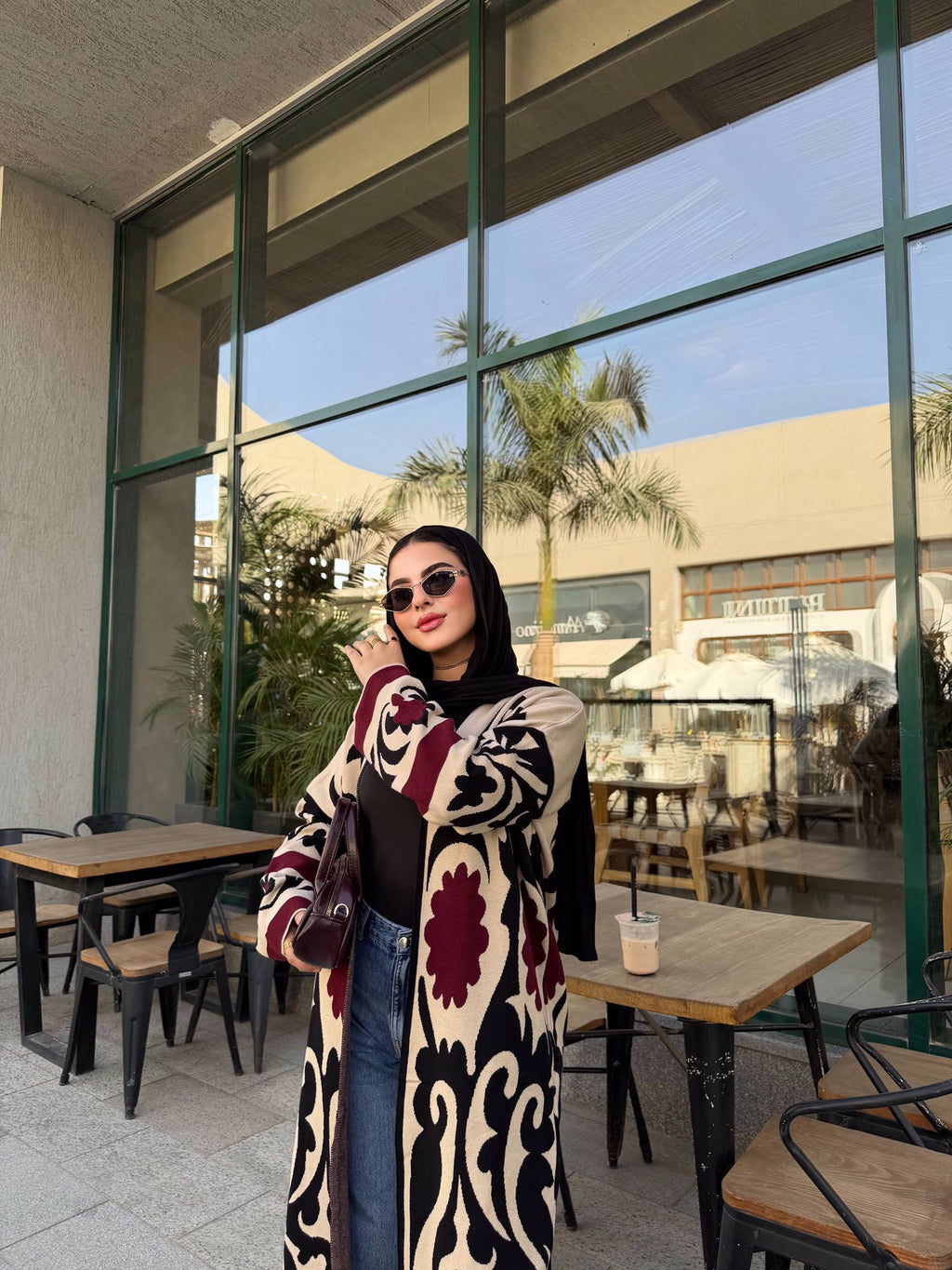 Noir Heritage Long Cardigan