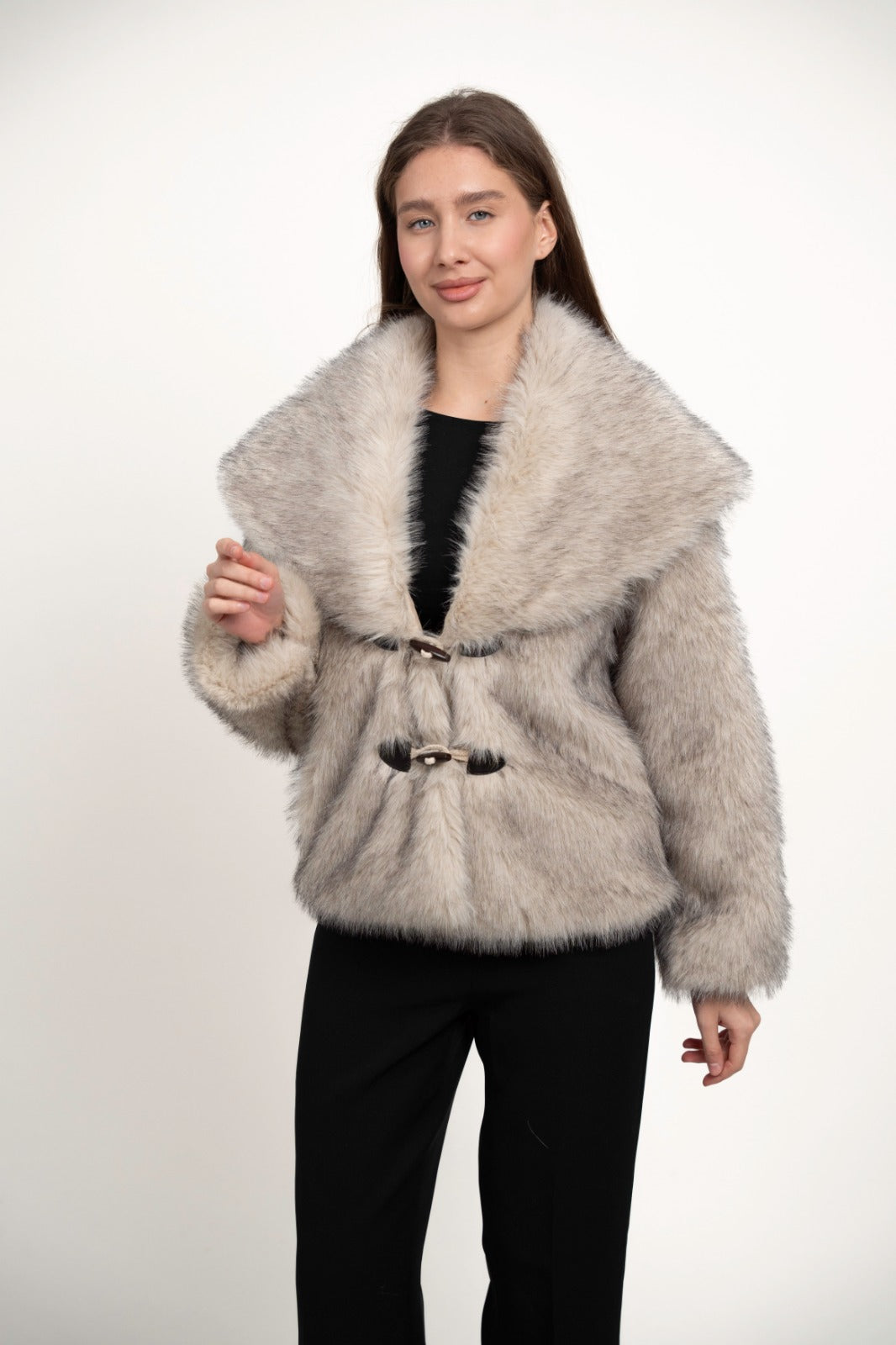 FUR COLLAR JACKET