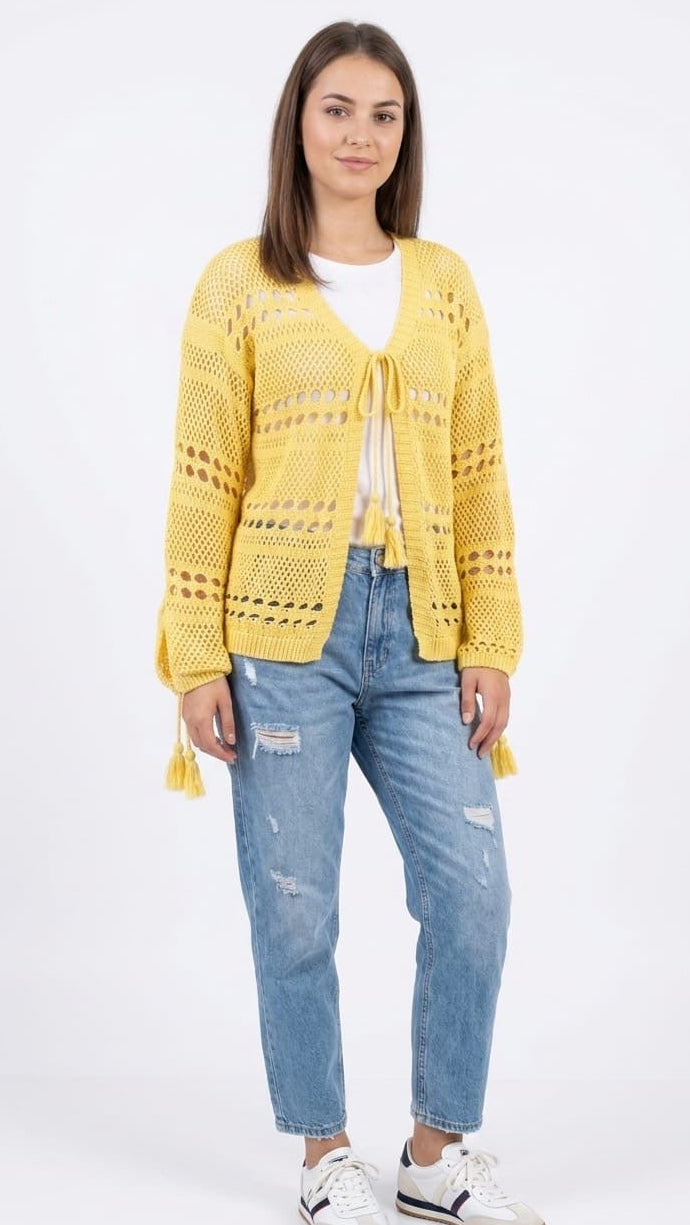 Crochet Knit Cardigan