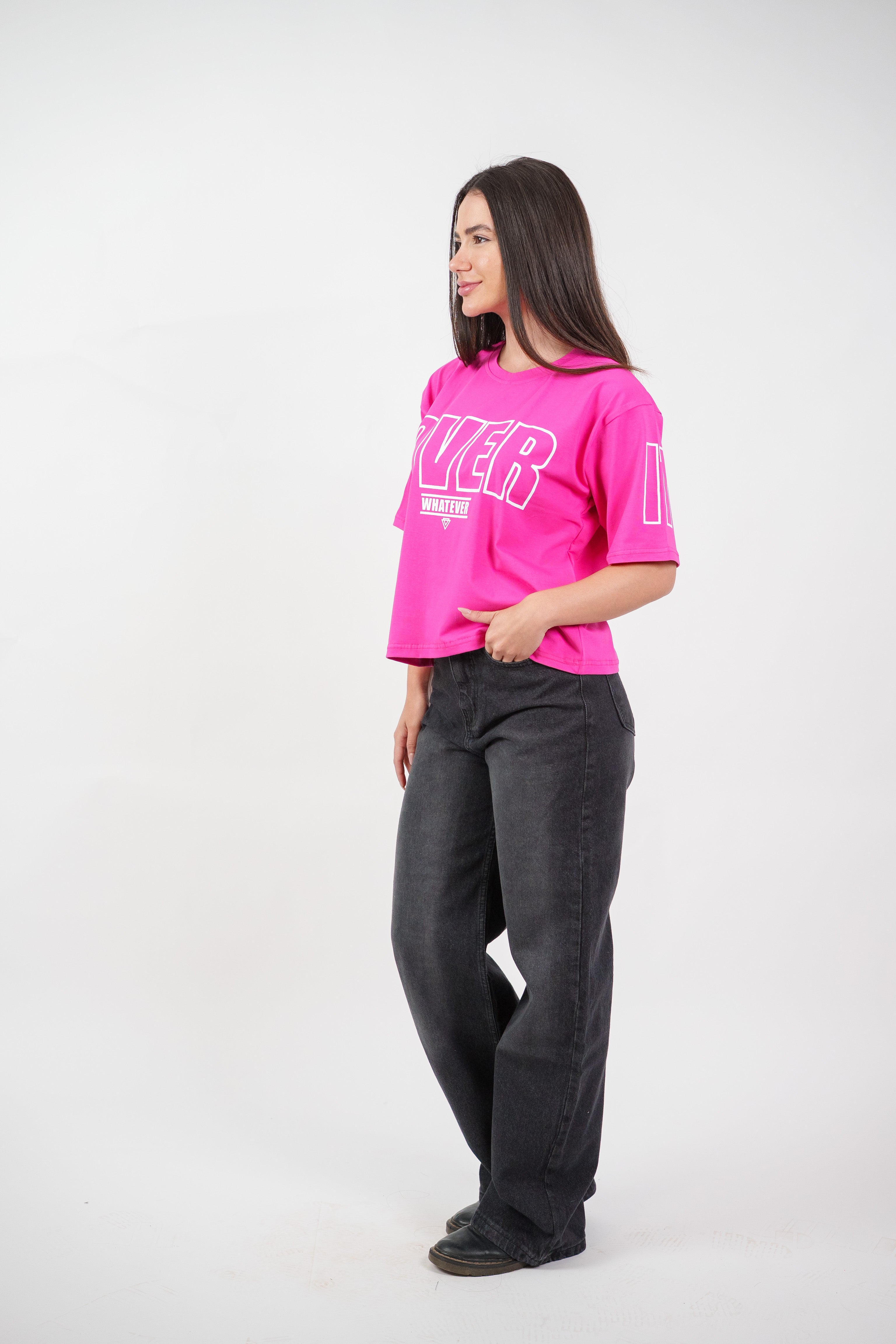 WHATEVER PRINT TEE