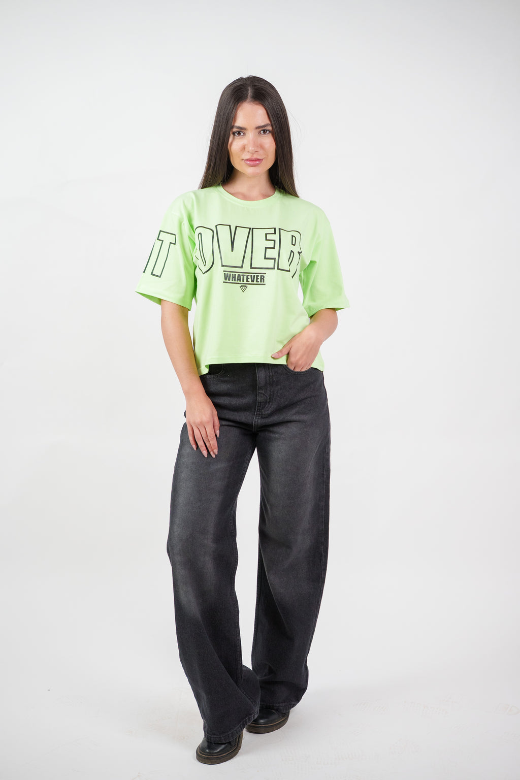 WHATEVER PRINT TEE