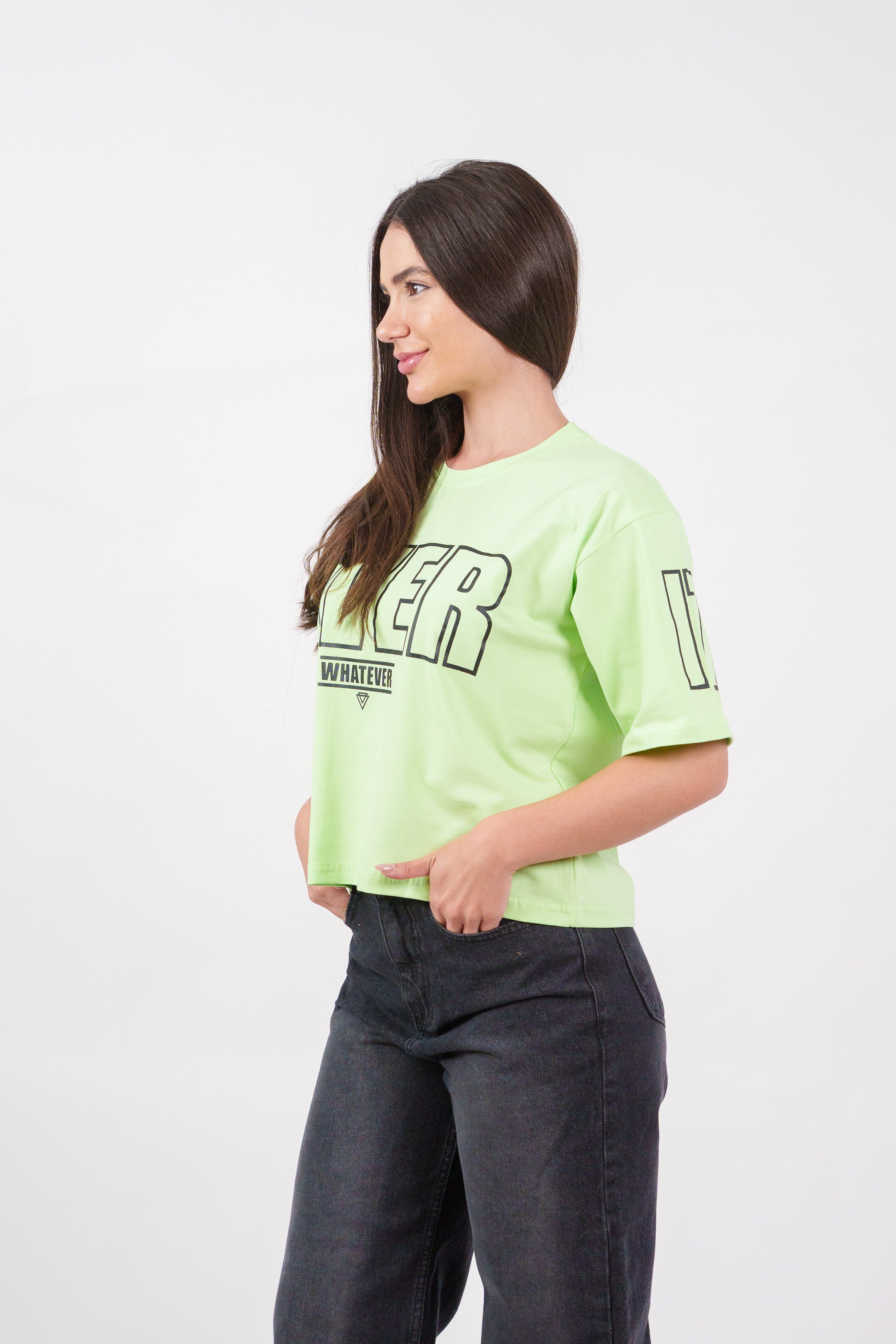 WHATEVER PRINT TEE
