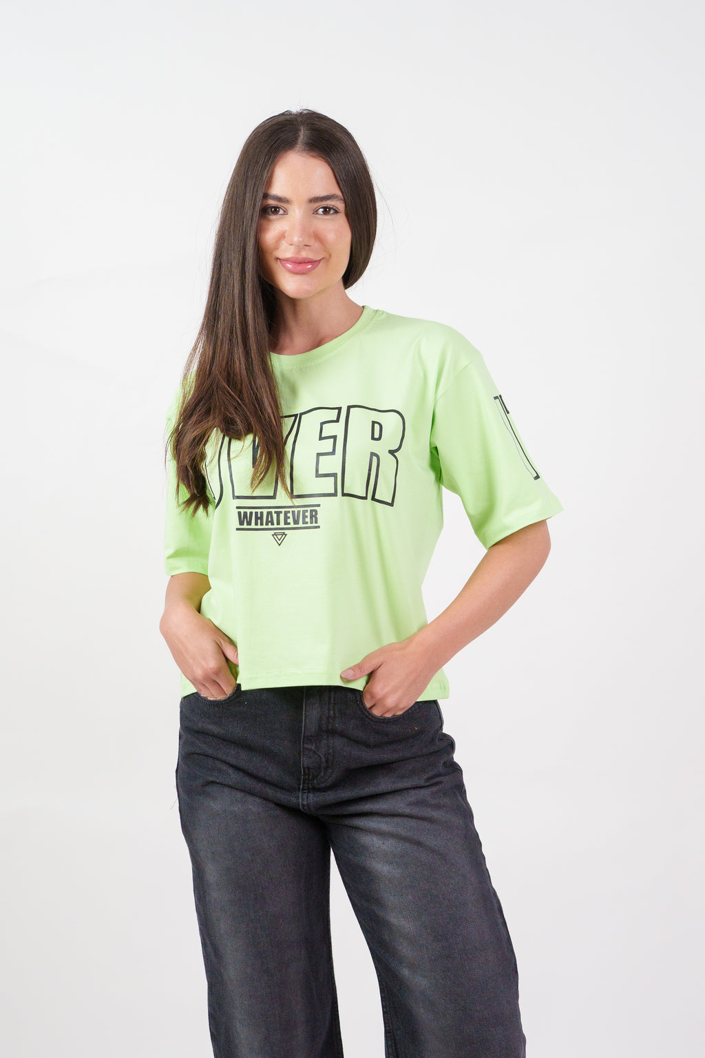 WHATEVER PRINT TEE