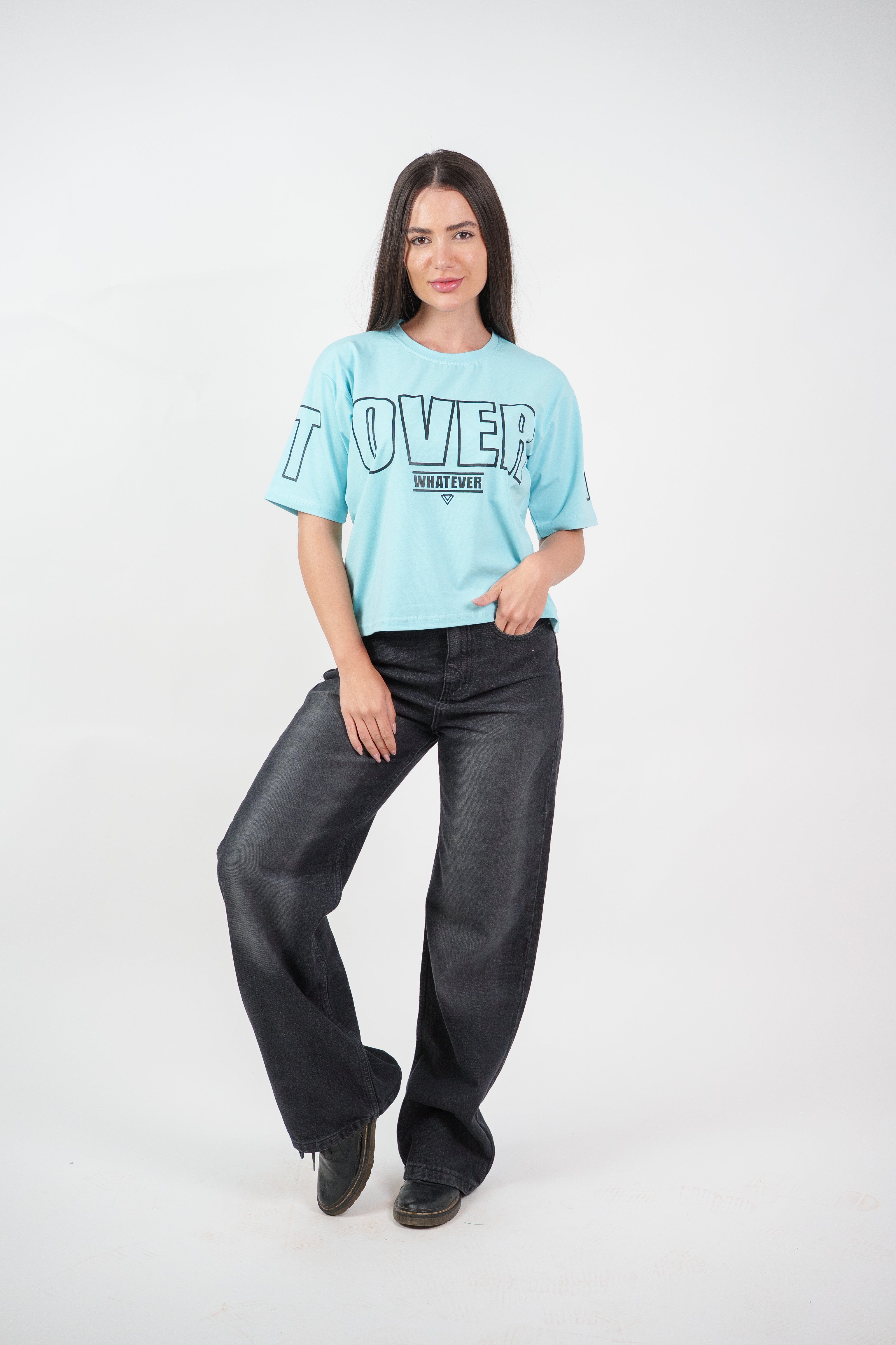 WHATEVER PRINT TEE
