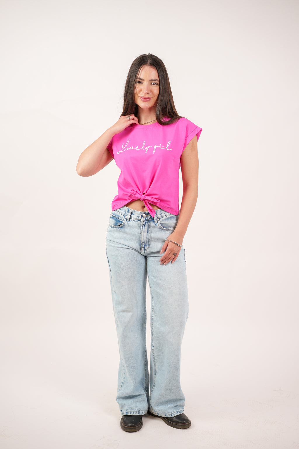 LOVELY GIRL PRINT TEE