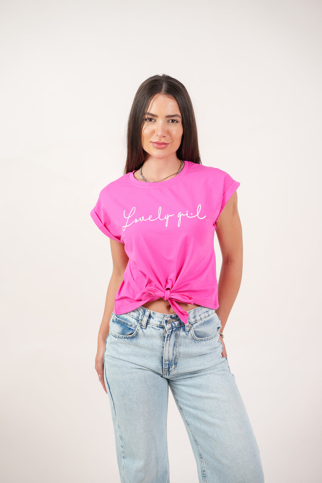 LOVELY GIRL PRINT TEE