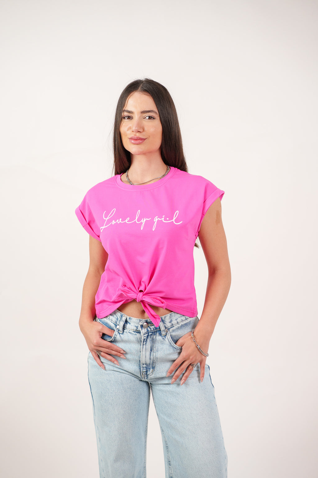 LOVELY GIRL PRINT TEE