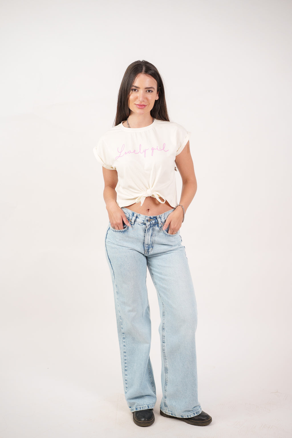 LOVELY GIRL PRINT TEE