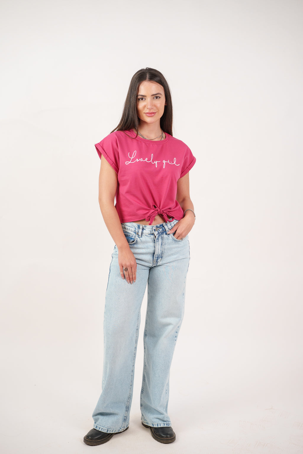 LOVELY GIRL PRINT TEE