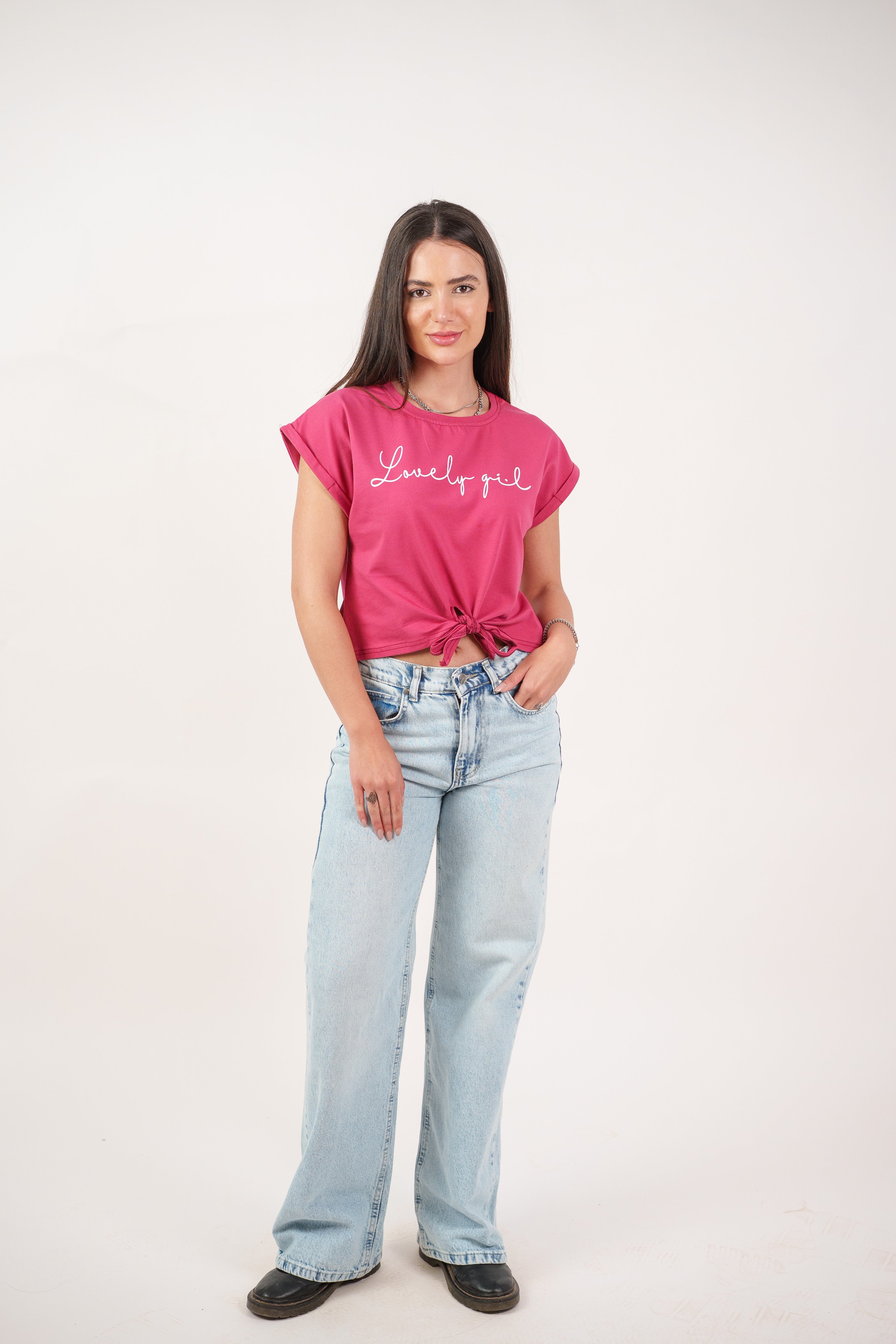 LOVELY GIRL PRINT TEE