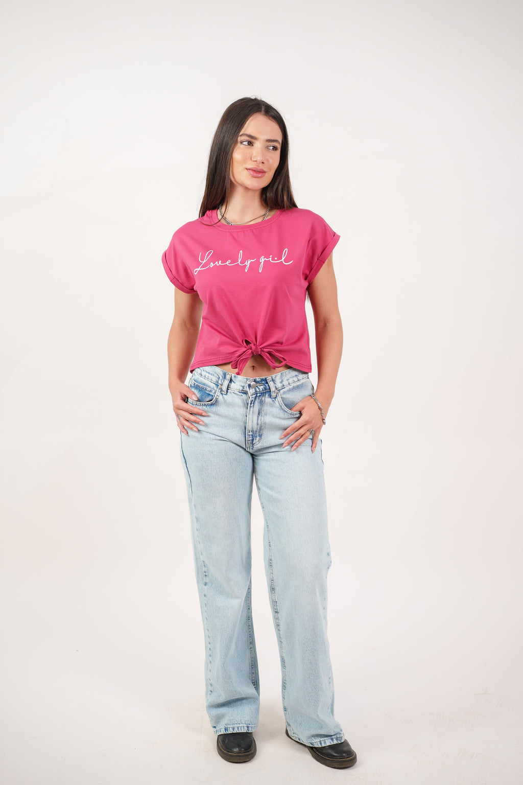 LOVELY GIRL PRINT TEE