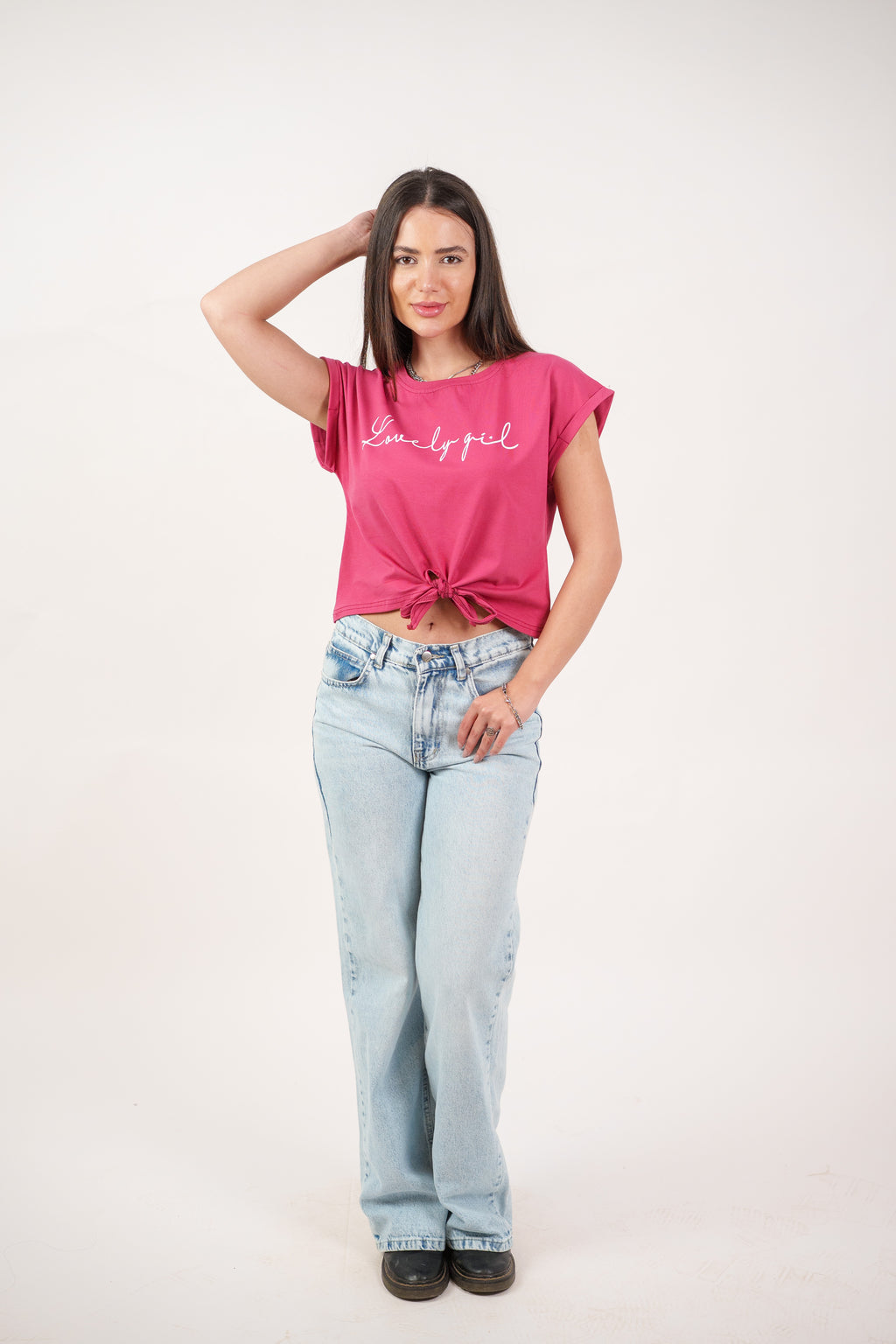 LOVELY GIRL PRINT TEE