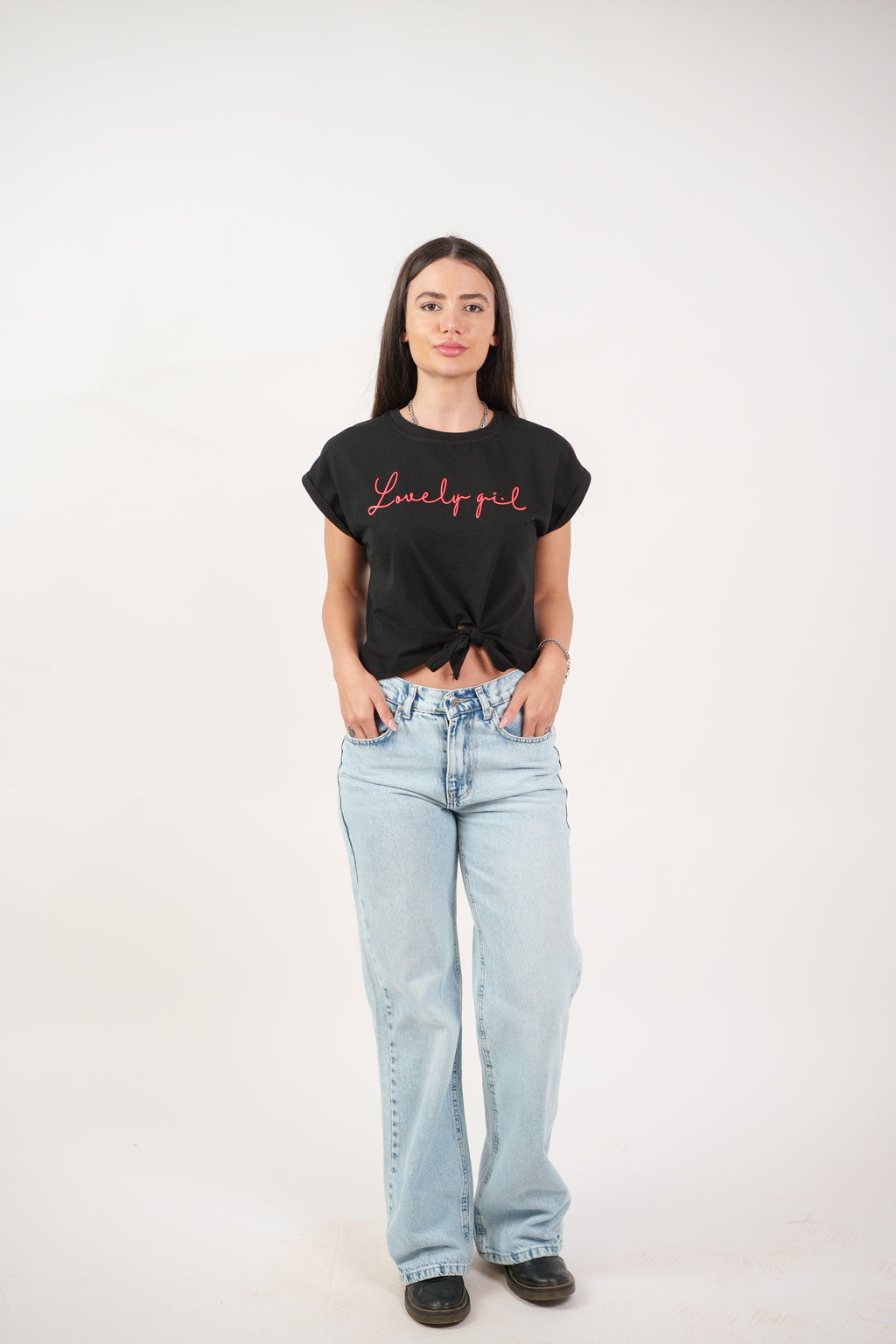 LOVELY GIRL PRINT TEE