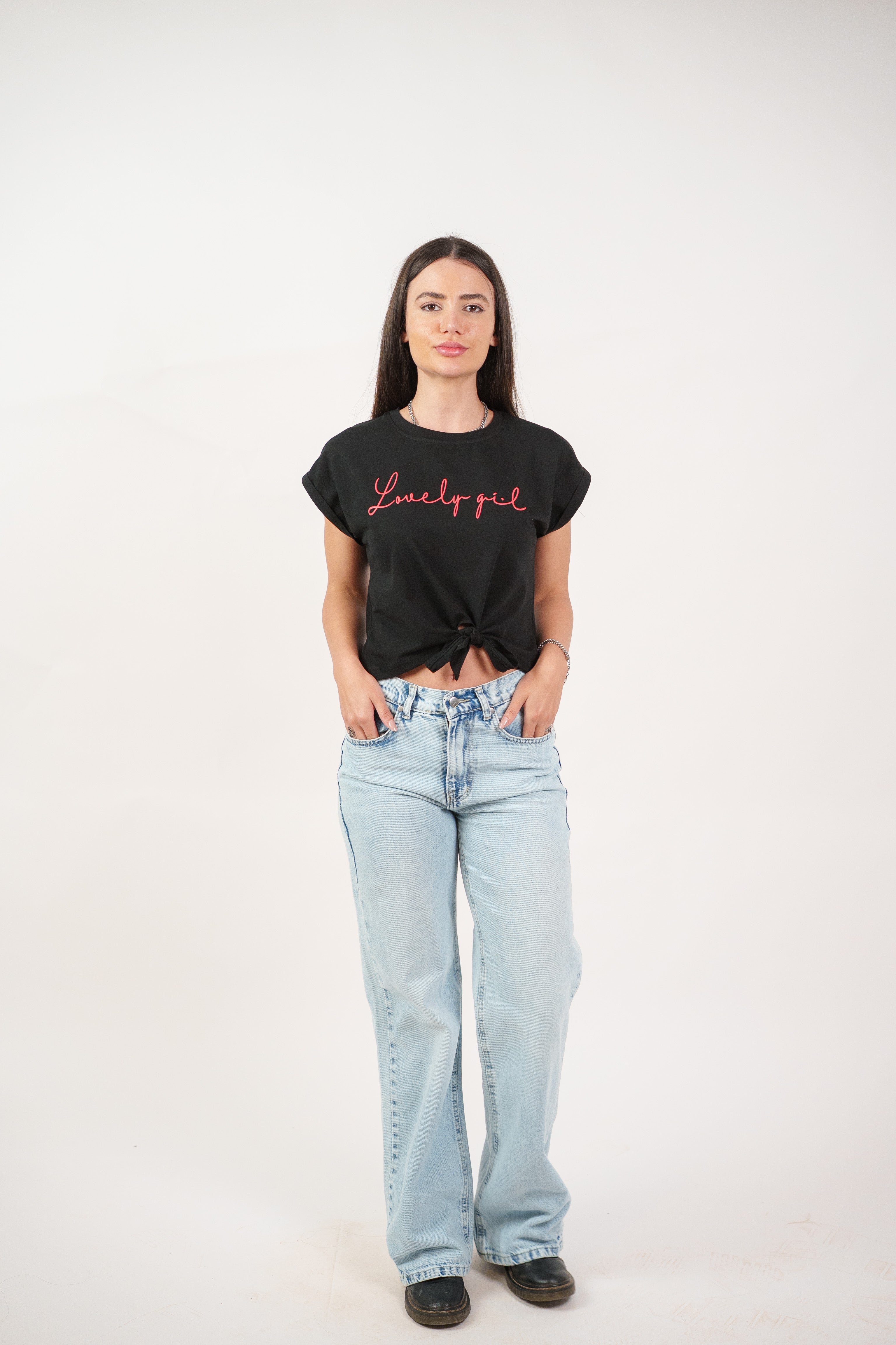 LOVELY GIRL PRINT TEE