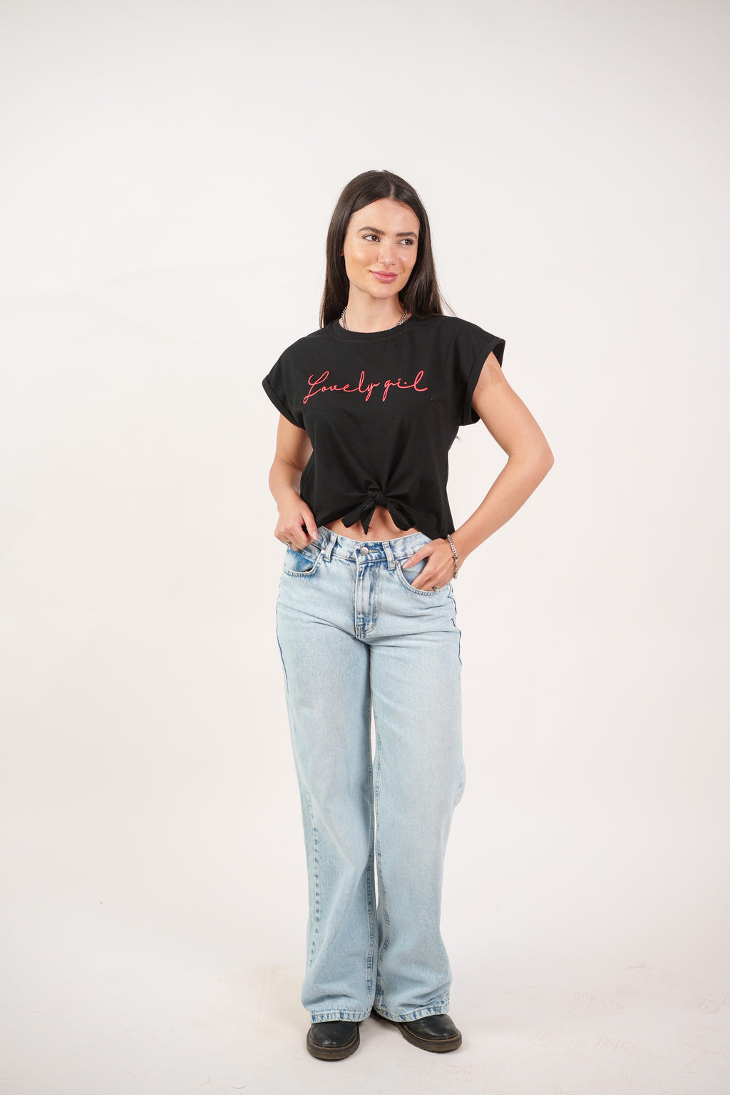 LOVELY GIRL PRINT TEE