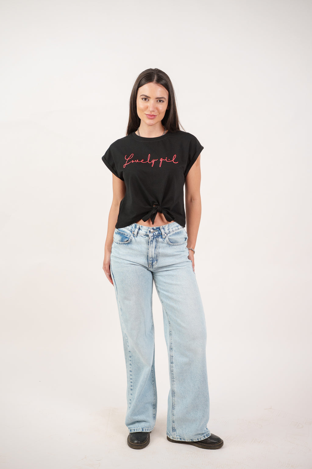 LOVELY GIRL PRINT TEE