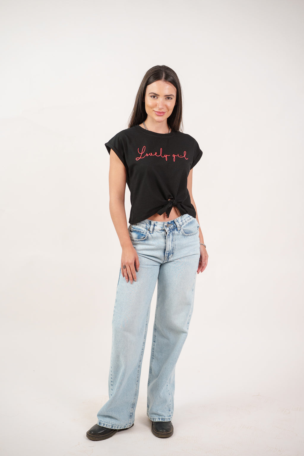 LOVELY GIRL PRINT TEE