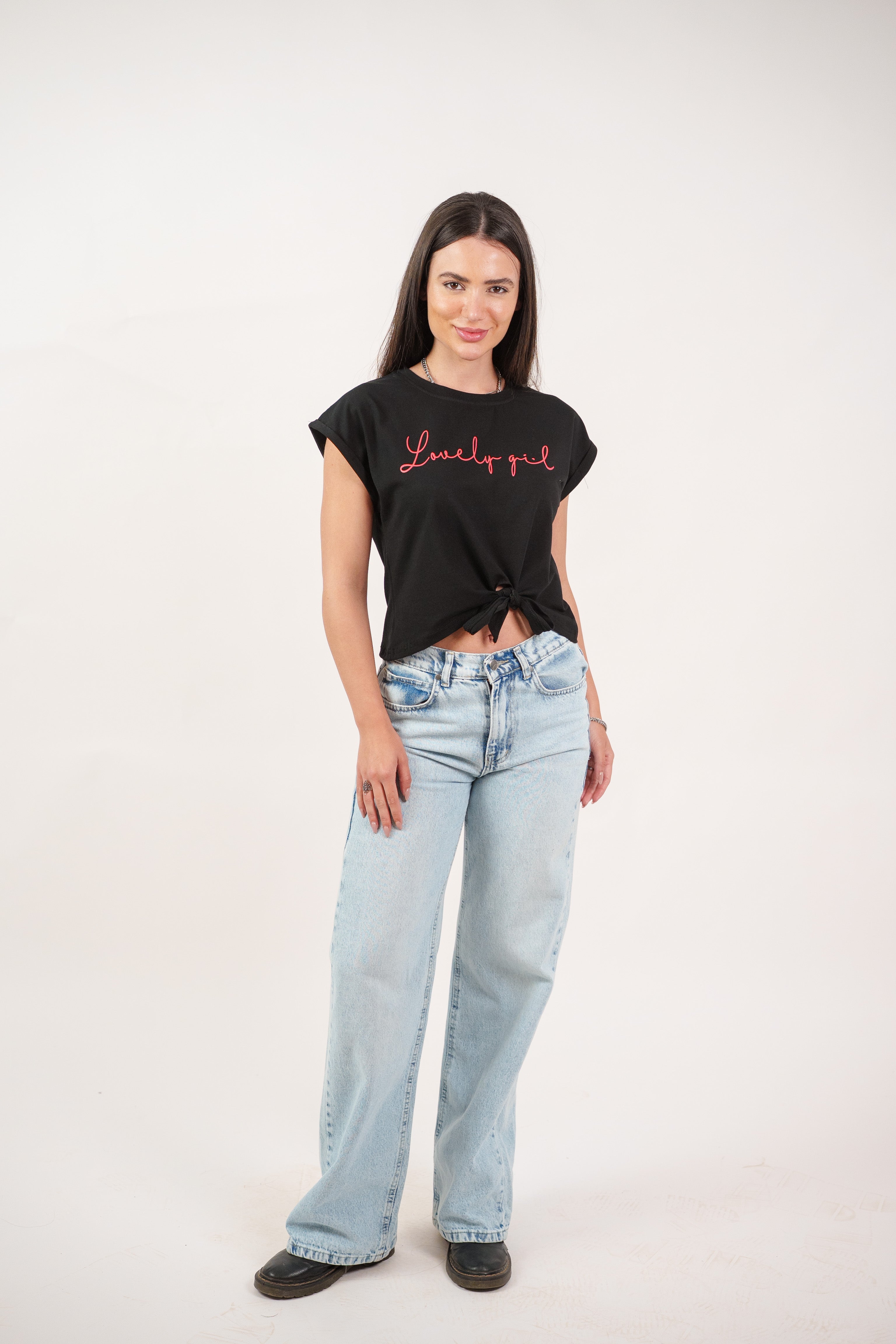 LOVELY GIRL PRINT TEE
