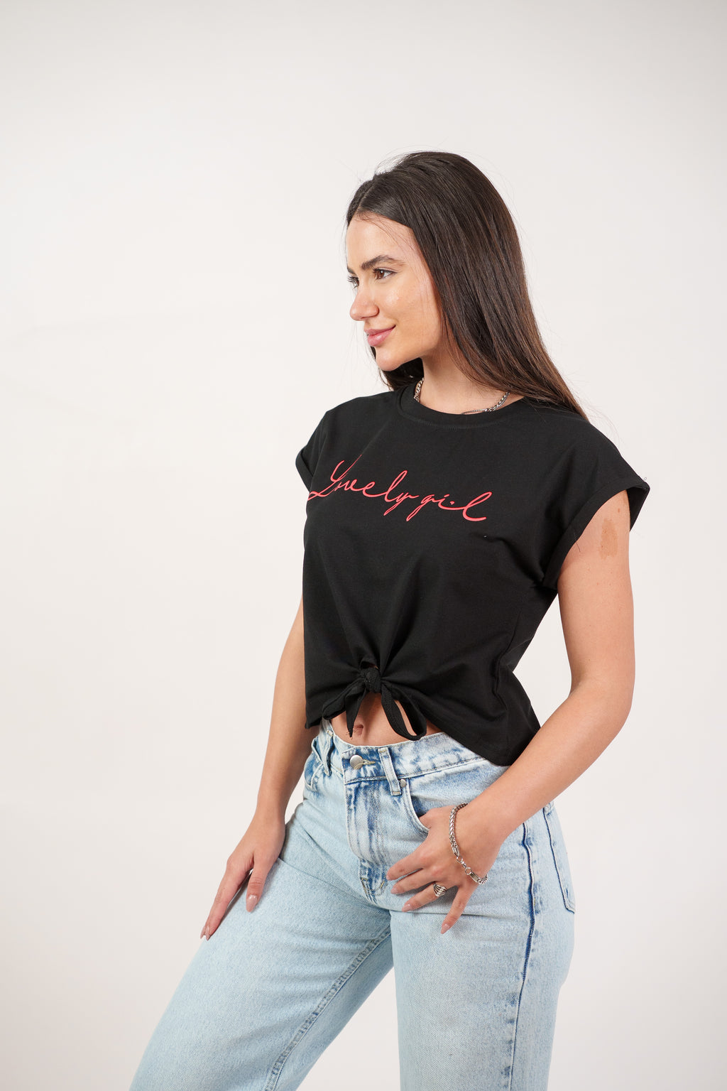 LOVELY GIRL PRINT TEE