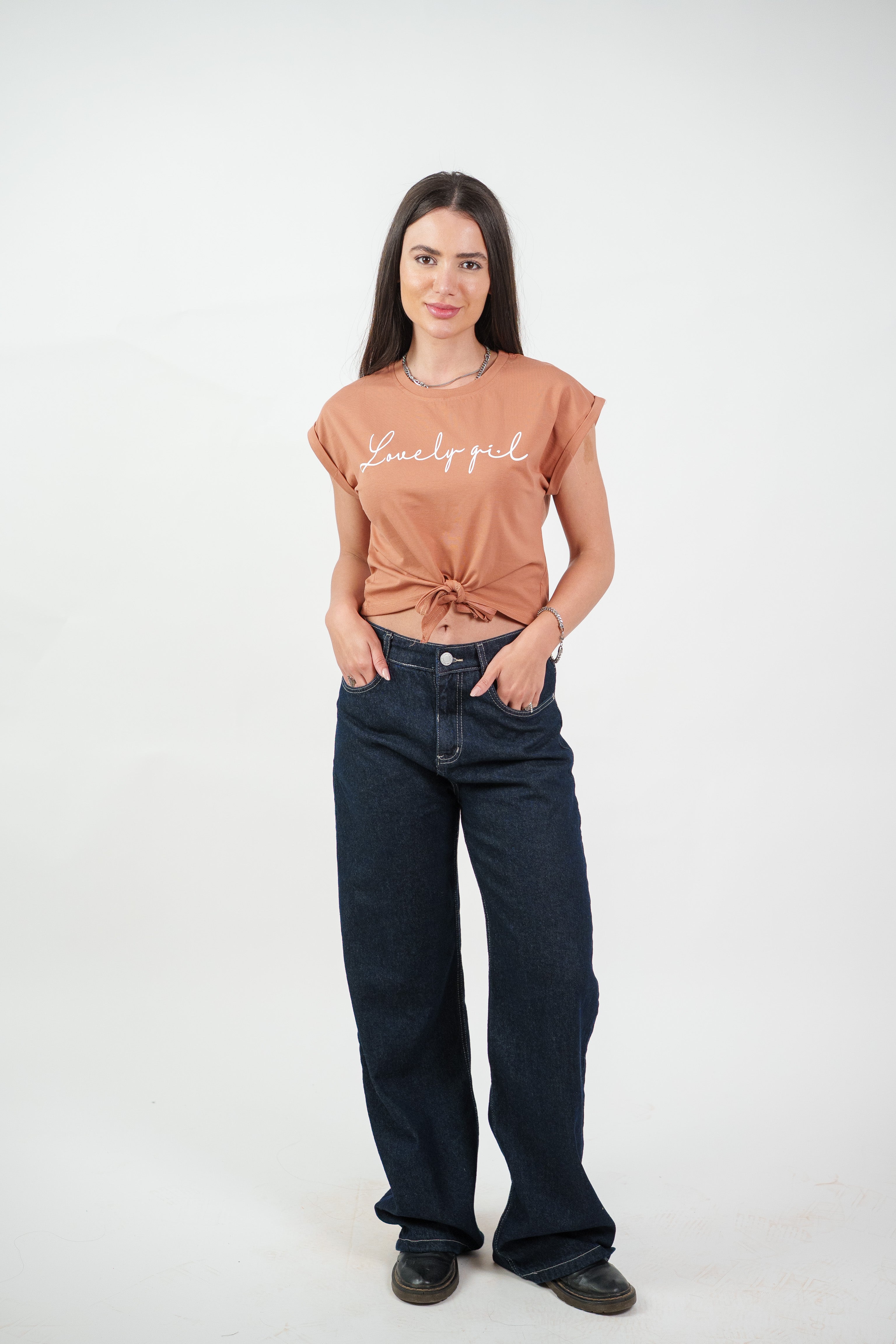 LOVELY GIRL PRINT TEE