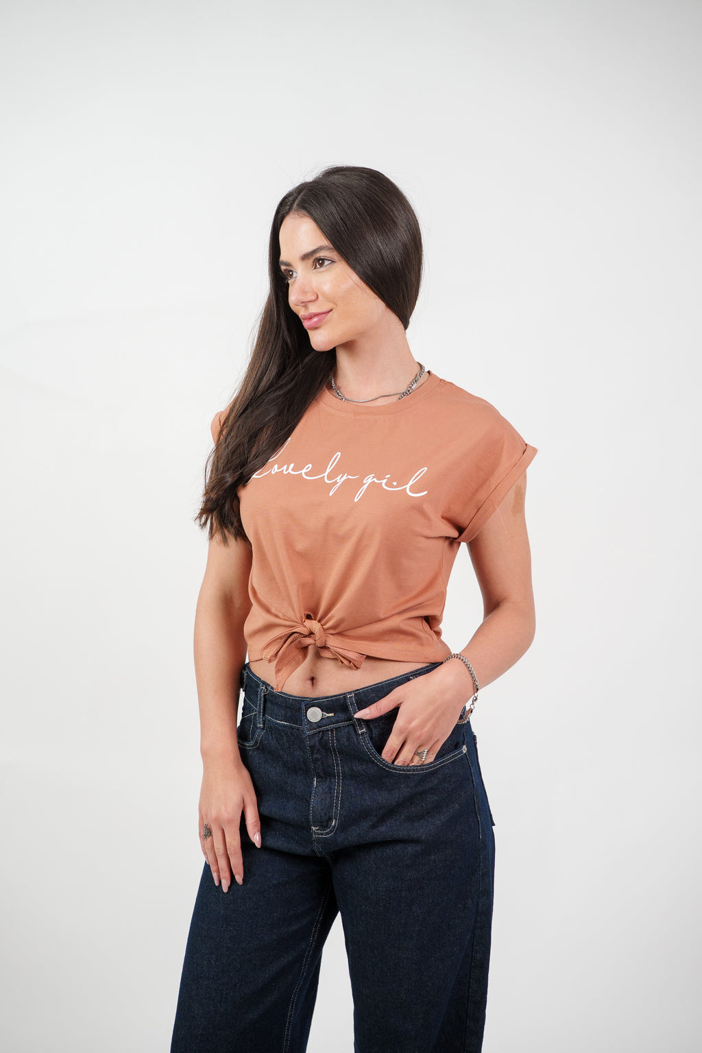 LOVELY GIRL PRINT TEE