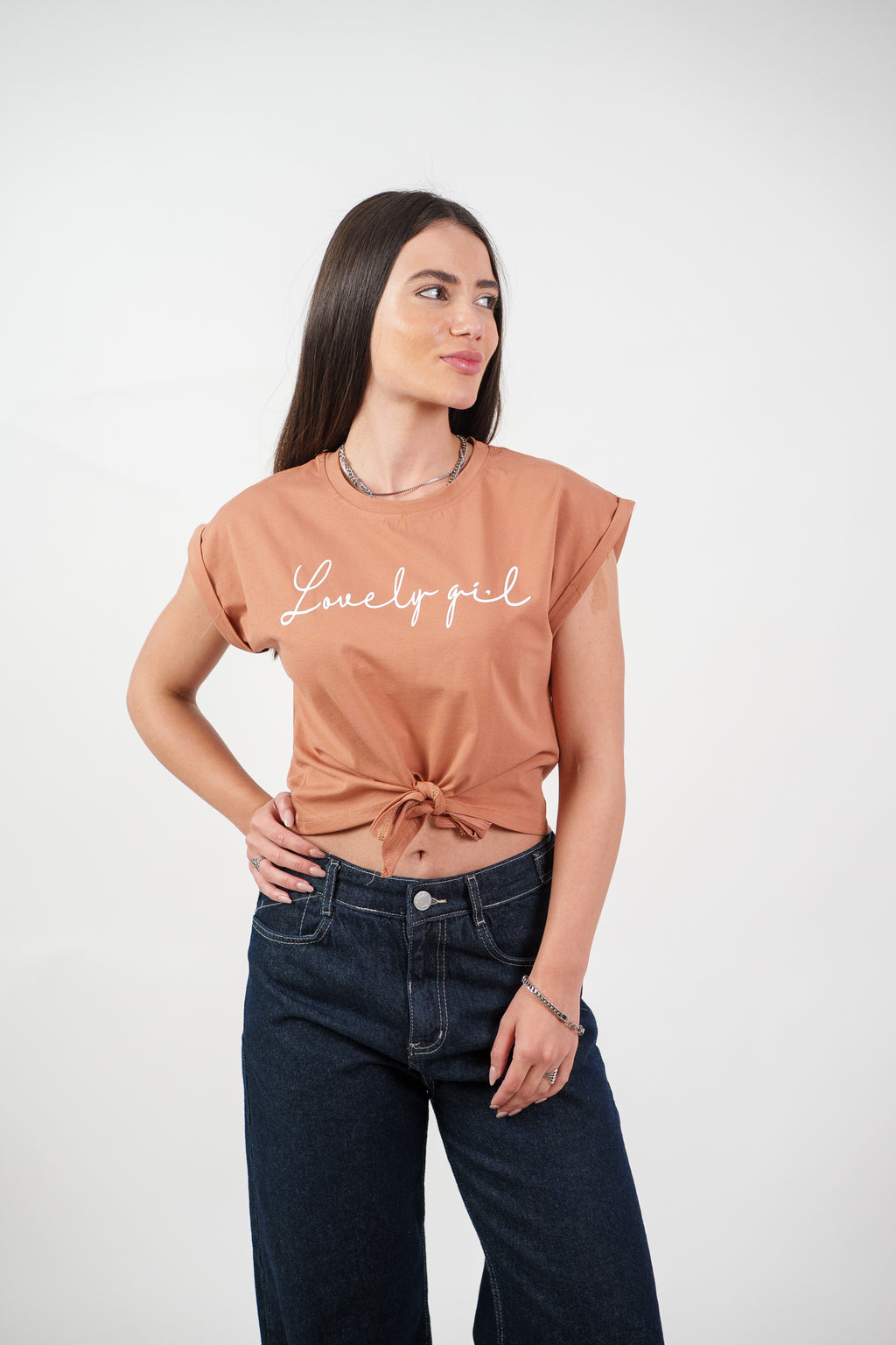 LOVELY GIRL PRINT TEE
