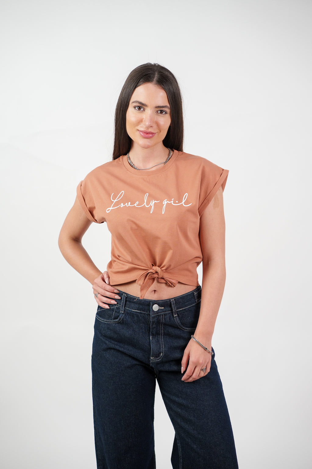 LOVELY GIRL PRINT TEE