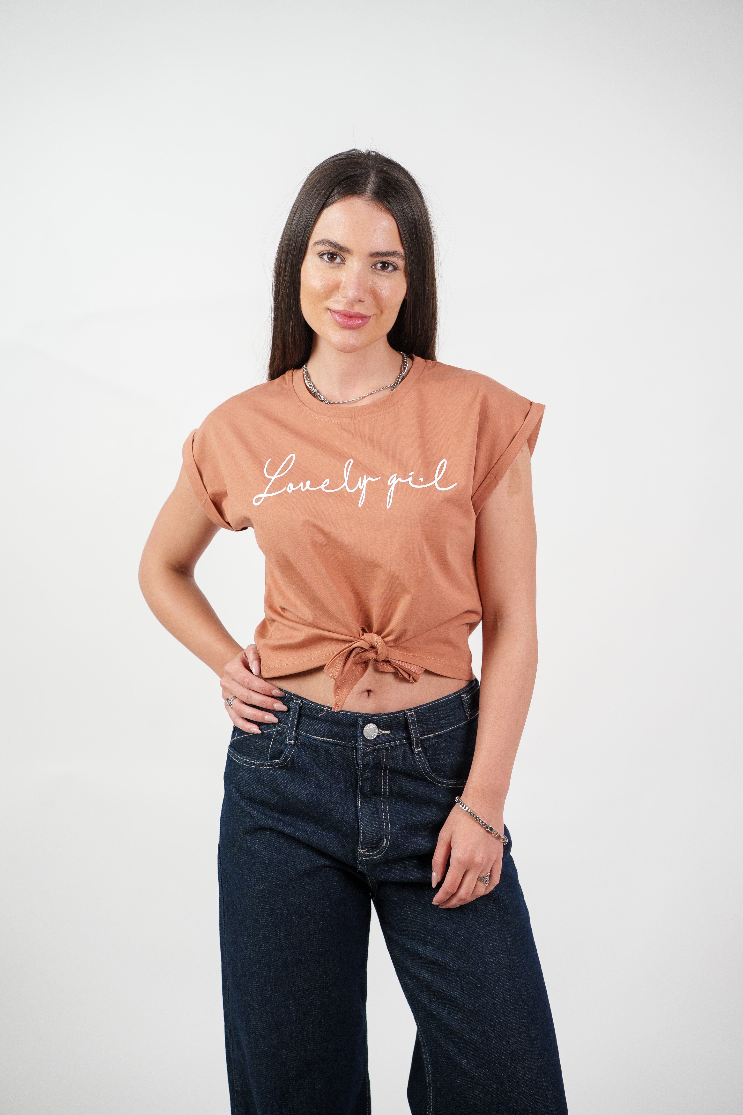 LOVELY GIRL PRINT TEE
