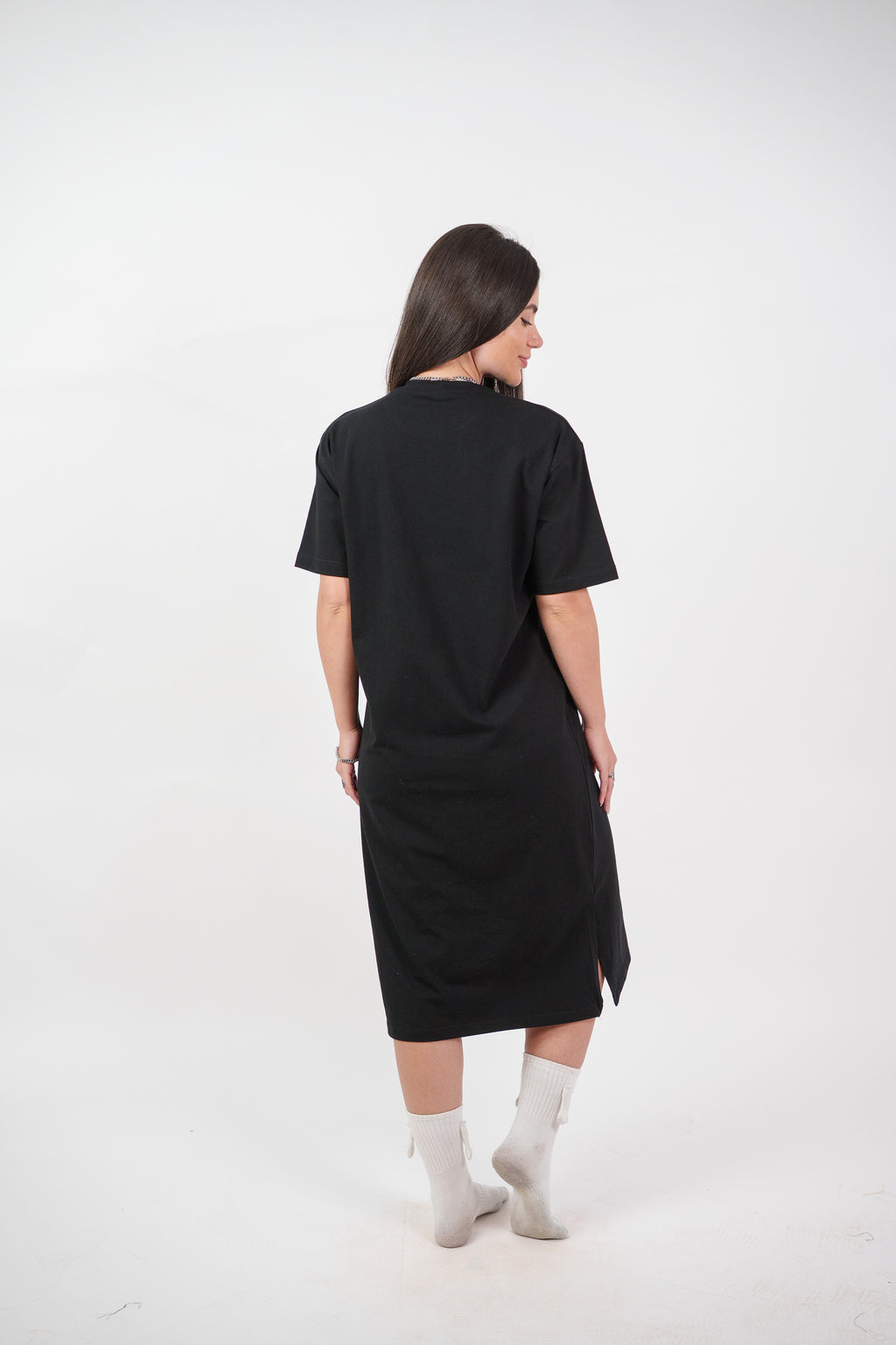 INFINITY GRAPHIC T-SHIRT DRESS