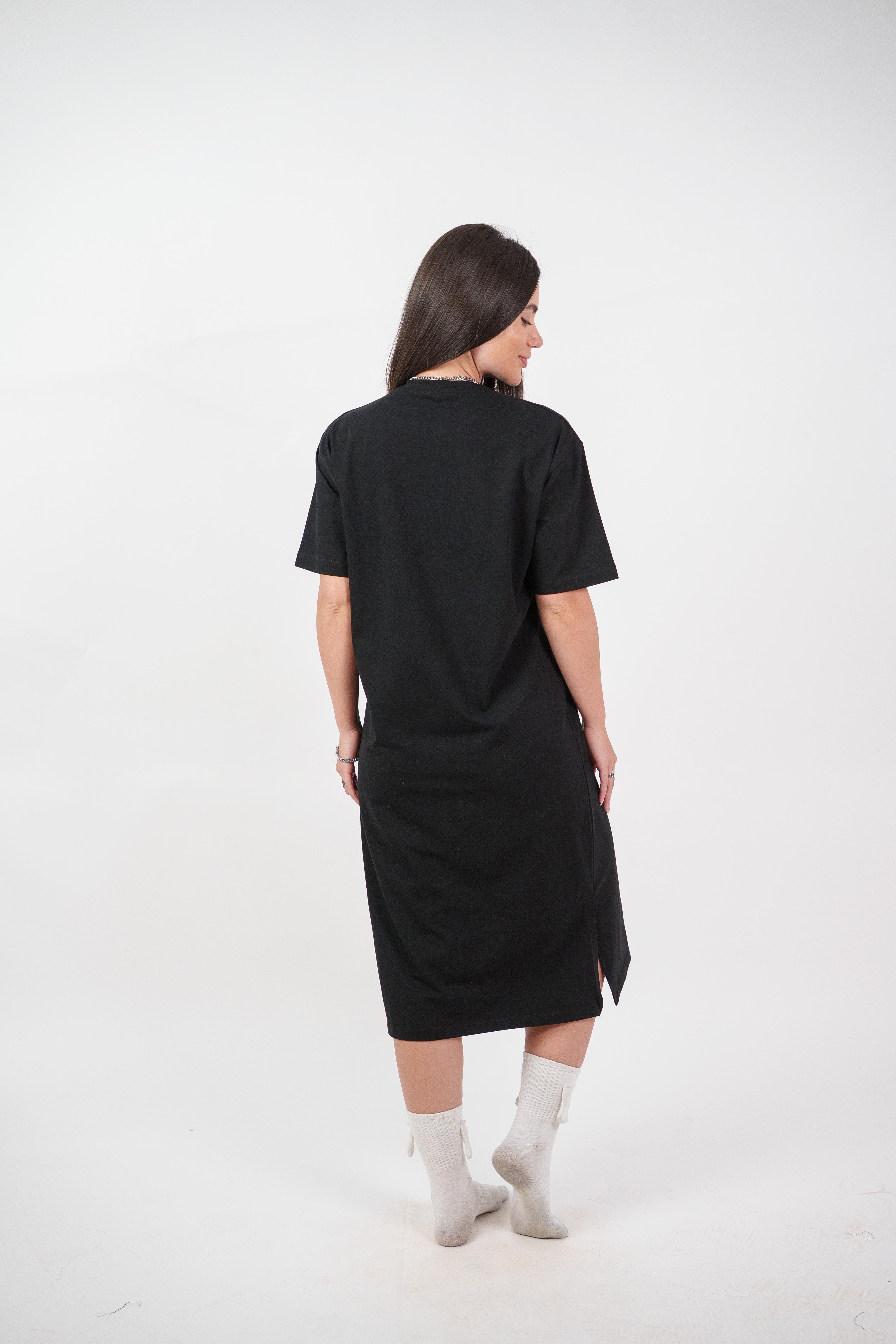 INFINITY GRAPHIC T-SHIRT DRESS