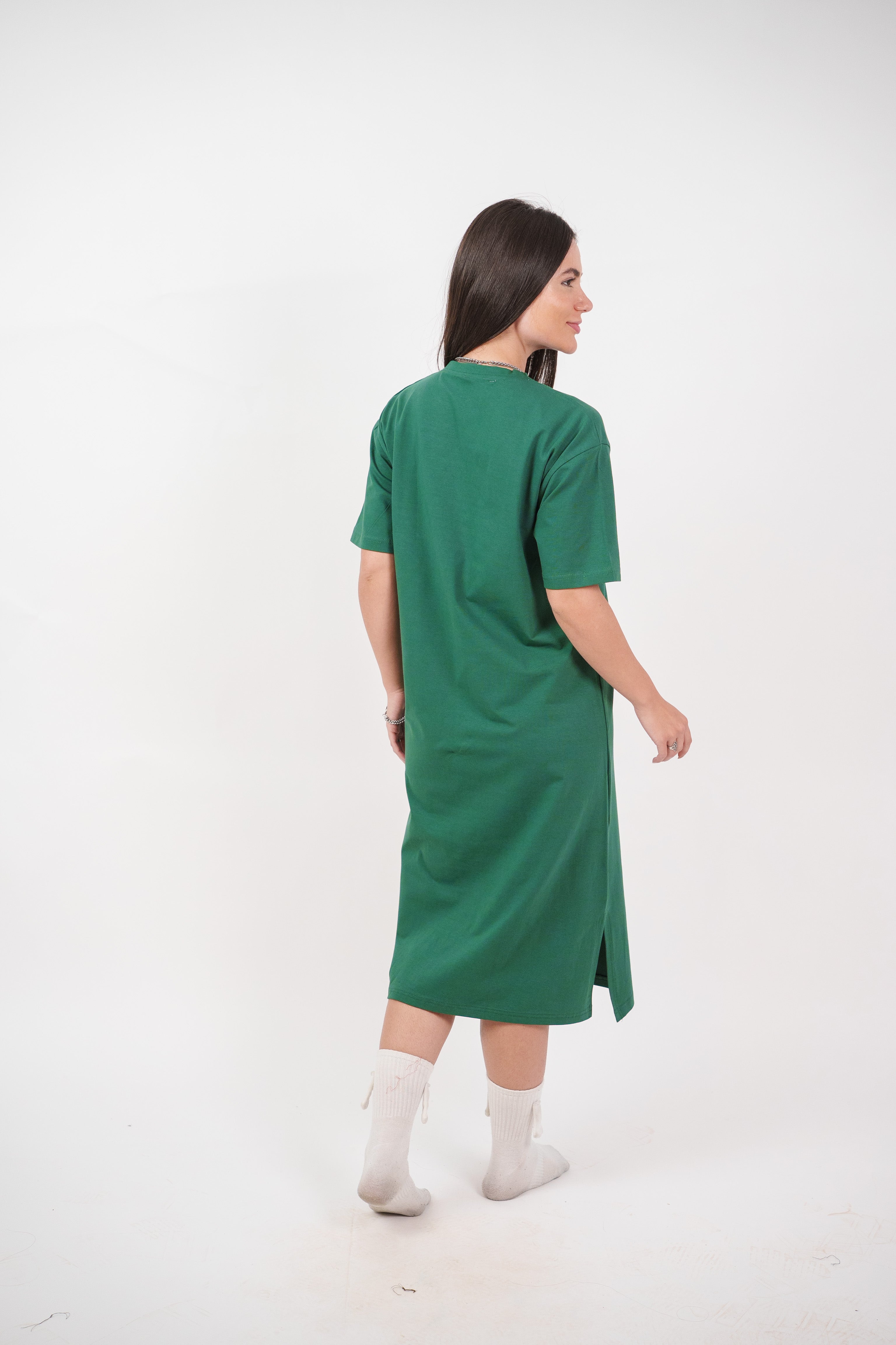 INFINITY GRAPHIC T-SHIRT DRESS
