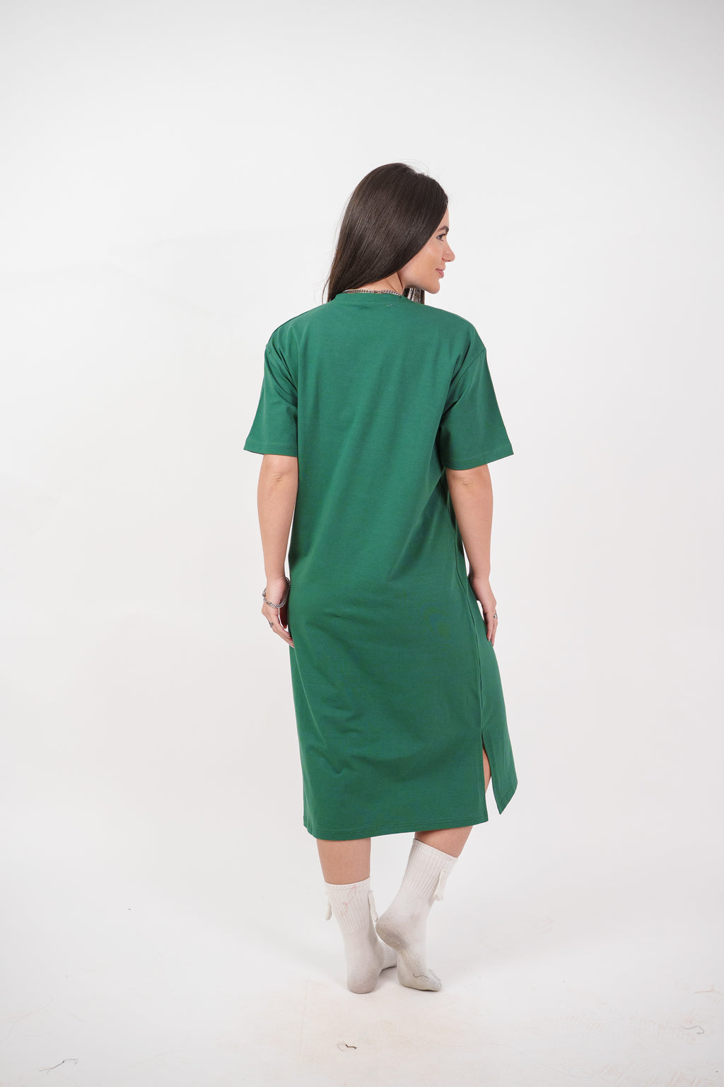 INFINITY GRAPHIC T-SHIRT DRESS