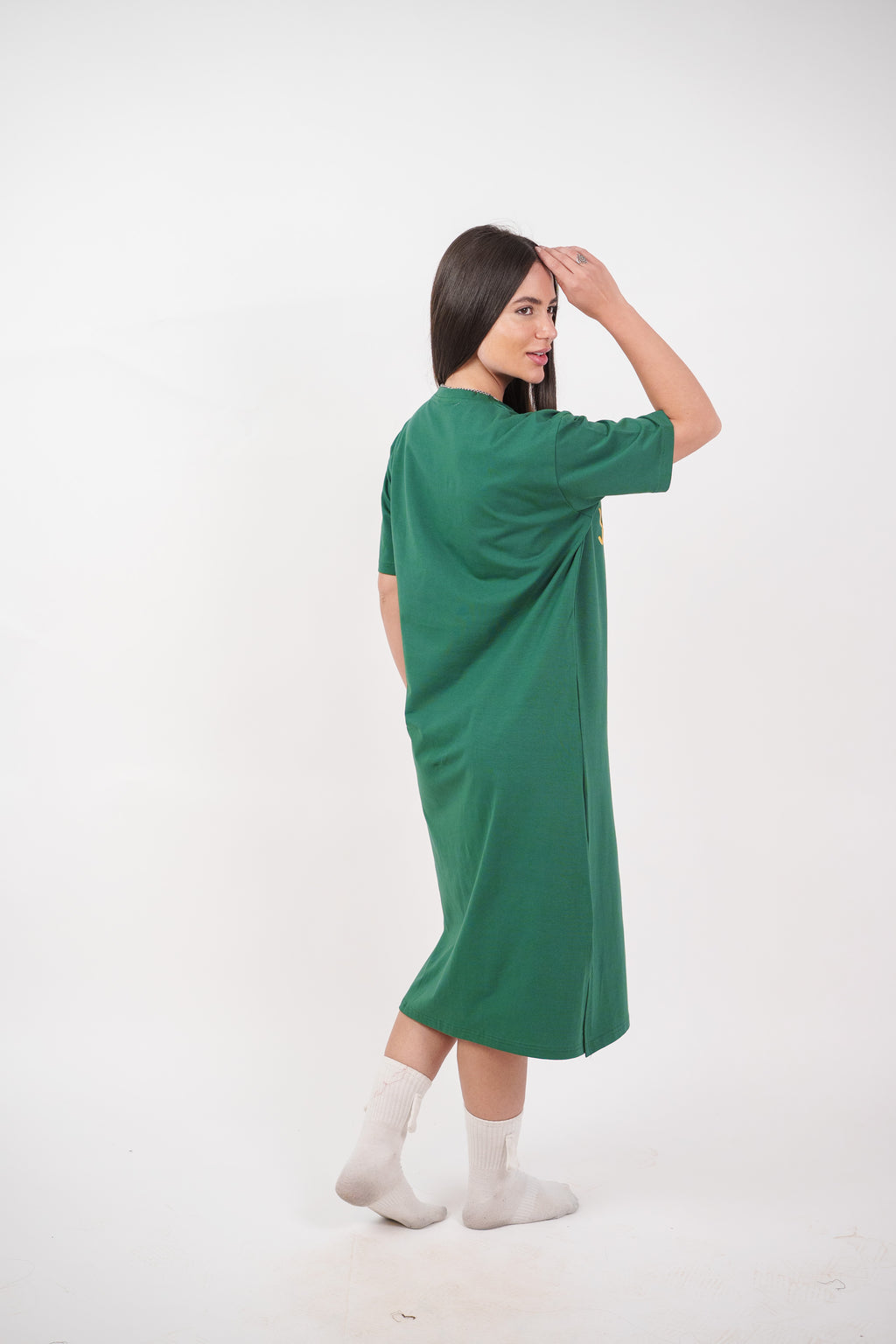 INFINITY GRAPHIC T-SHIRT DRESS