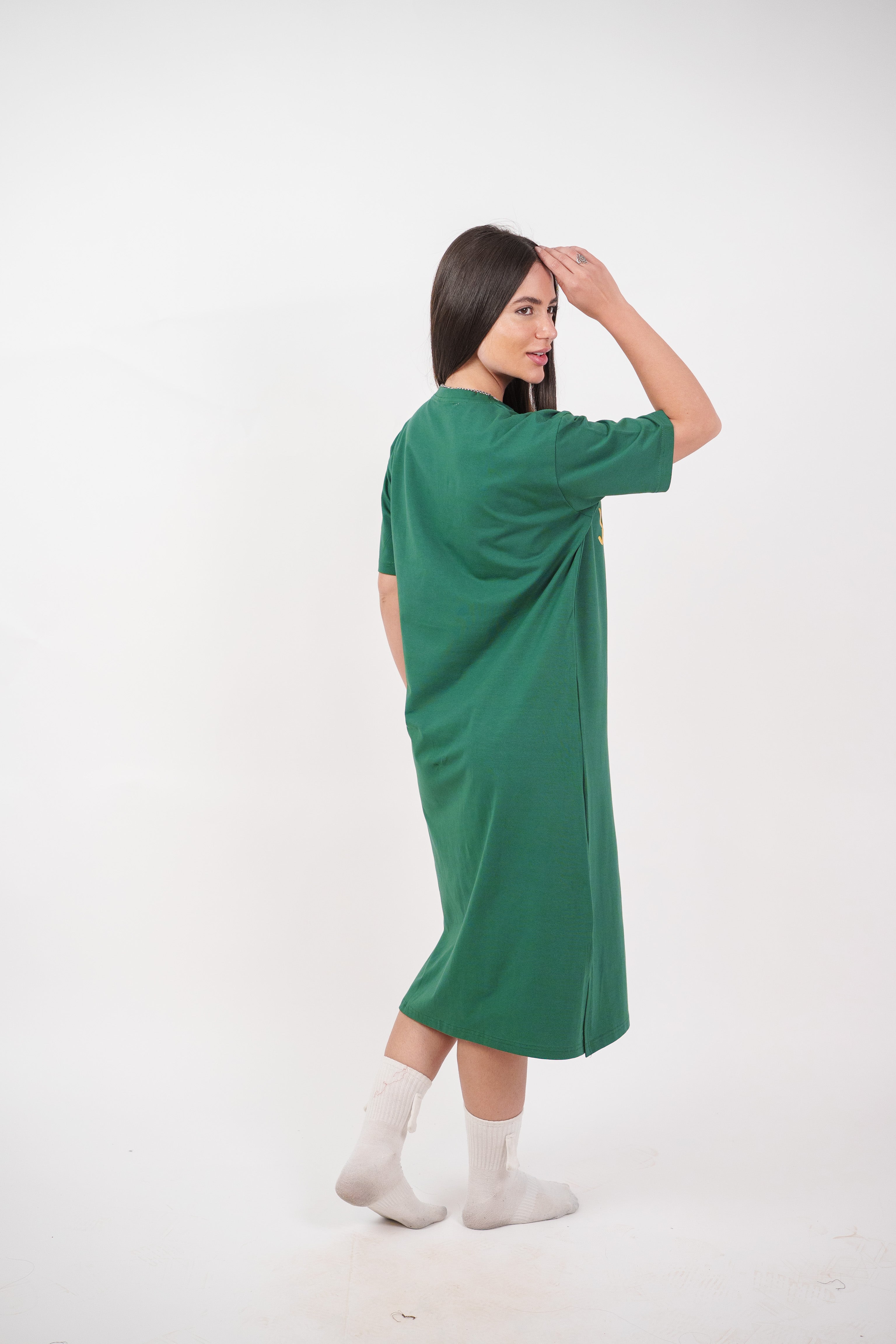 INFINITY GRAPHIC T-SHIRT DRESS