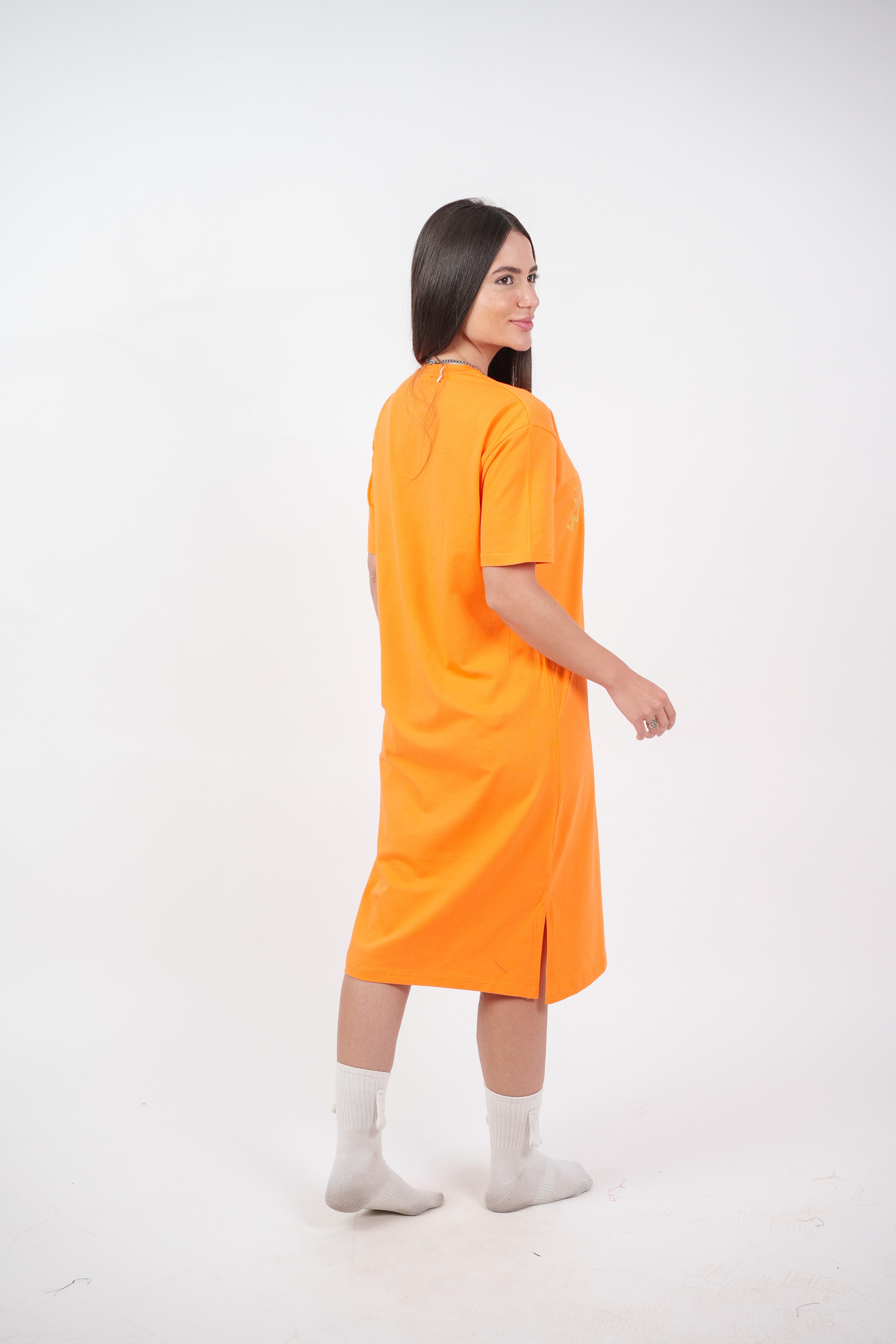 INFINITY GRAPHIC T-SHIRT DRESS