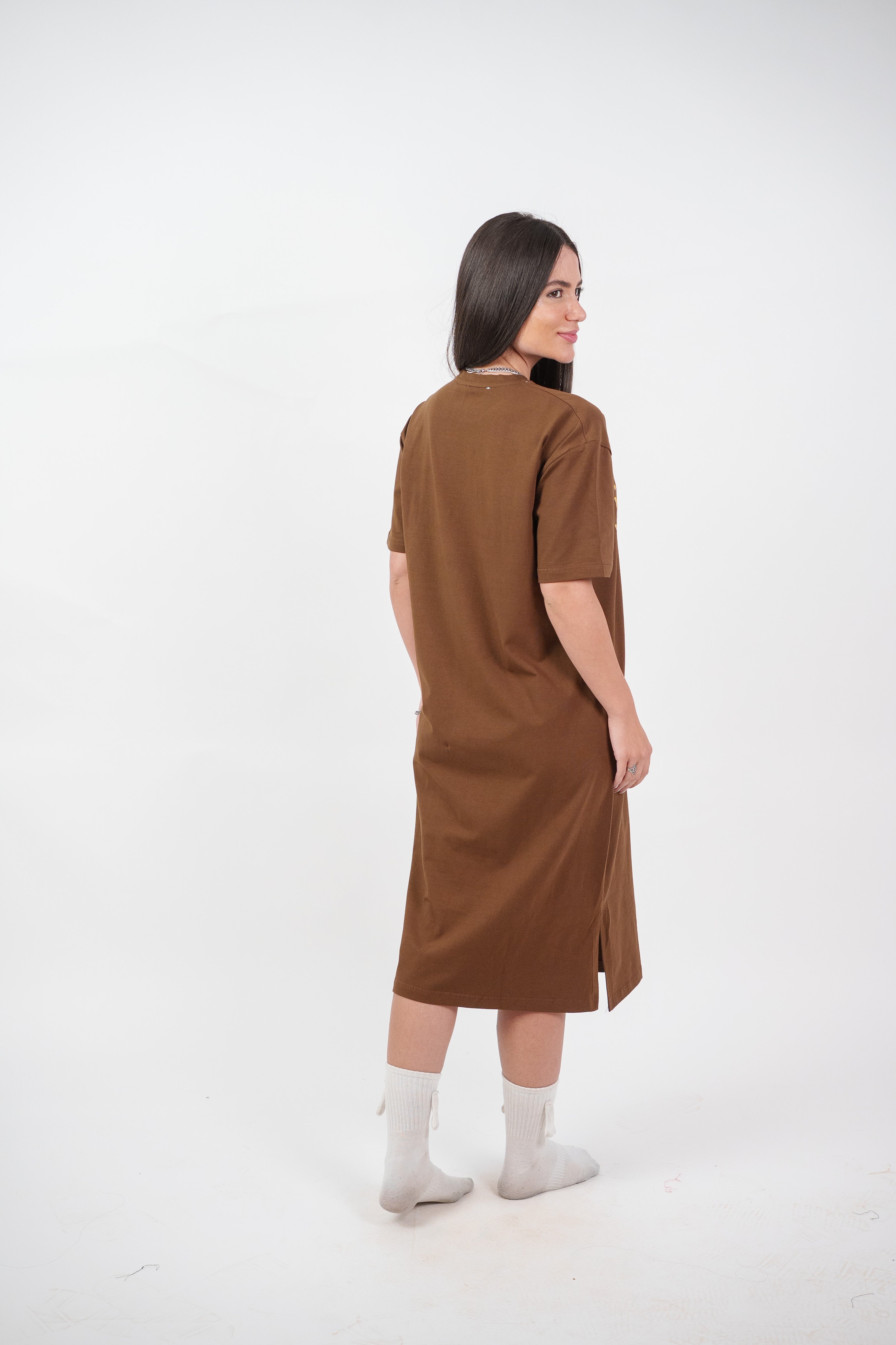 INFINITY GRAPHIC T-SHIRT DRESS
