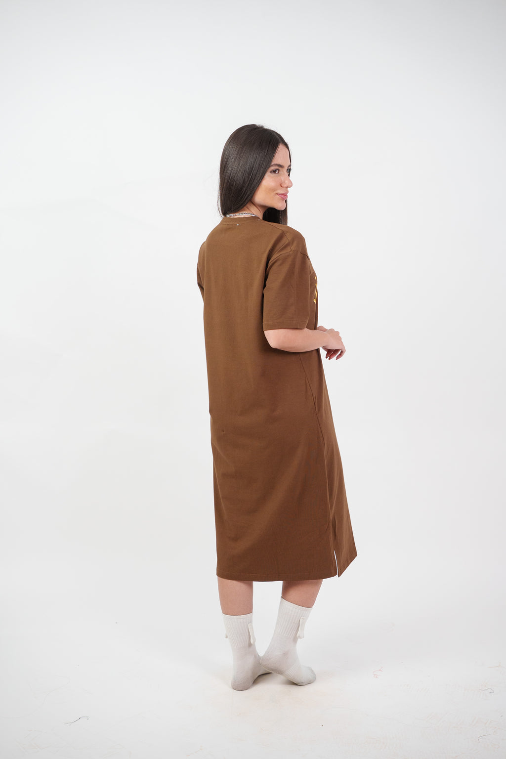 INFINITY GRAPHIC T-SHIRT DRESS