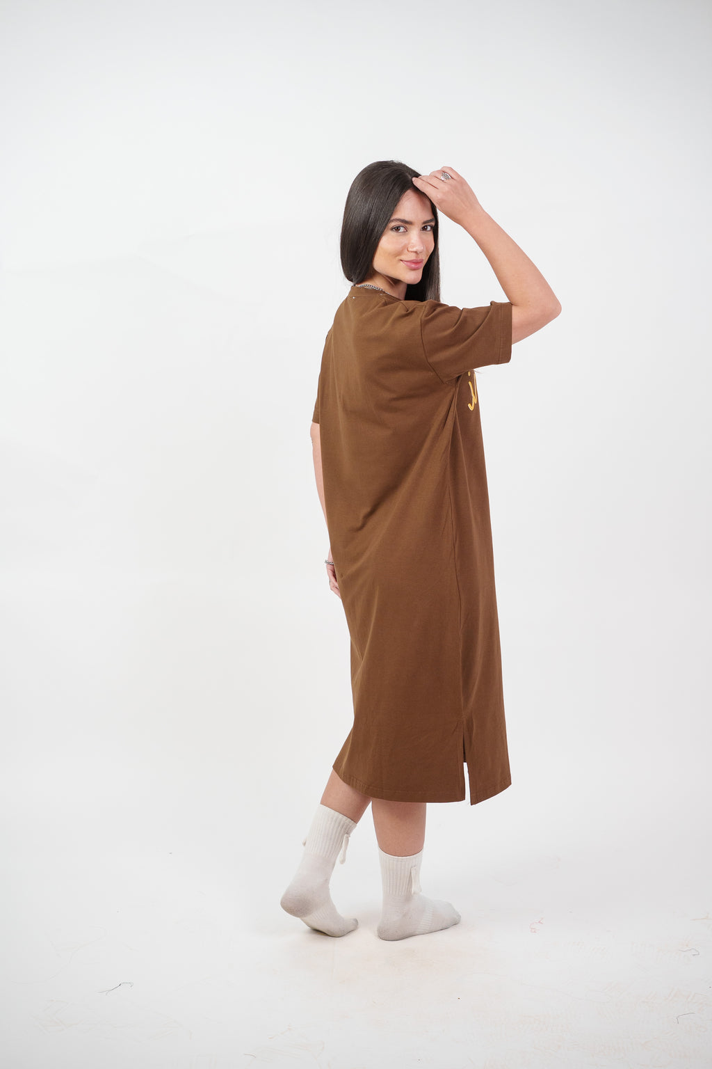 INFINITY GRAPHIC T-SHIRT DRESS