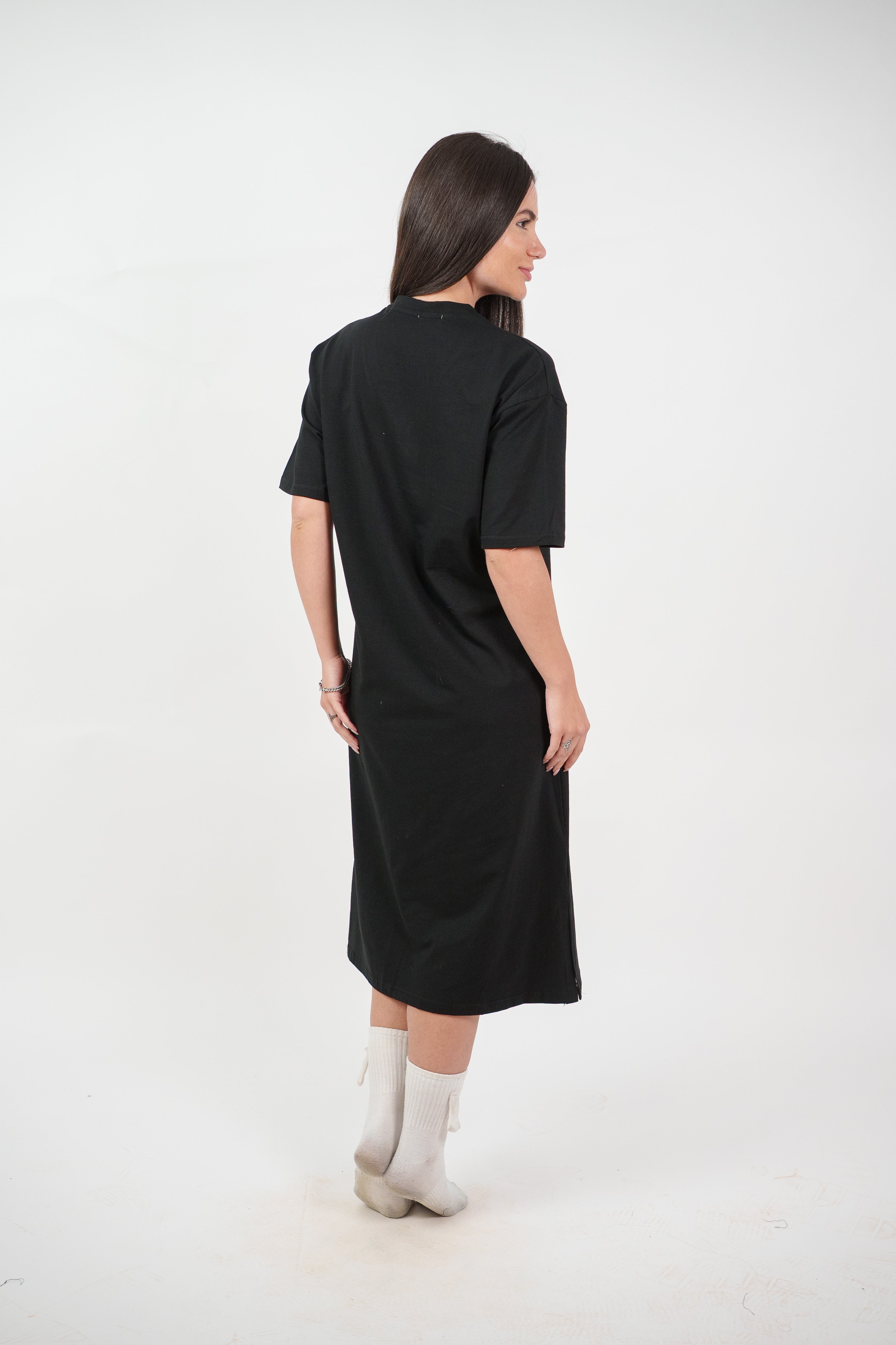 COLORFUL GRAPHIC T-SHIRT DRESS