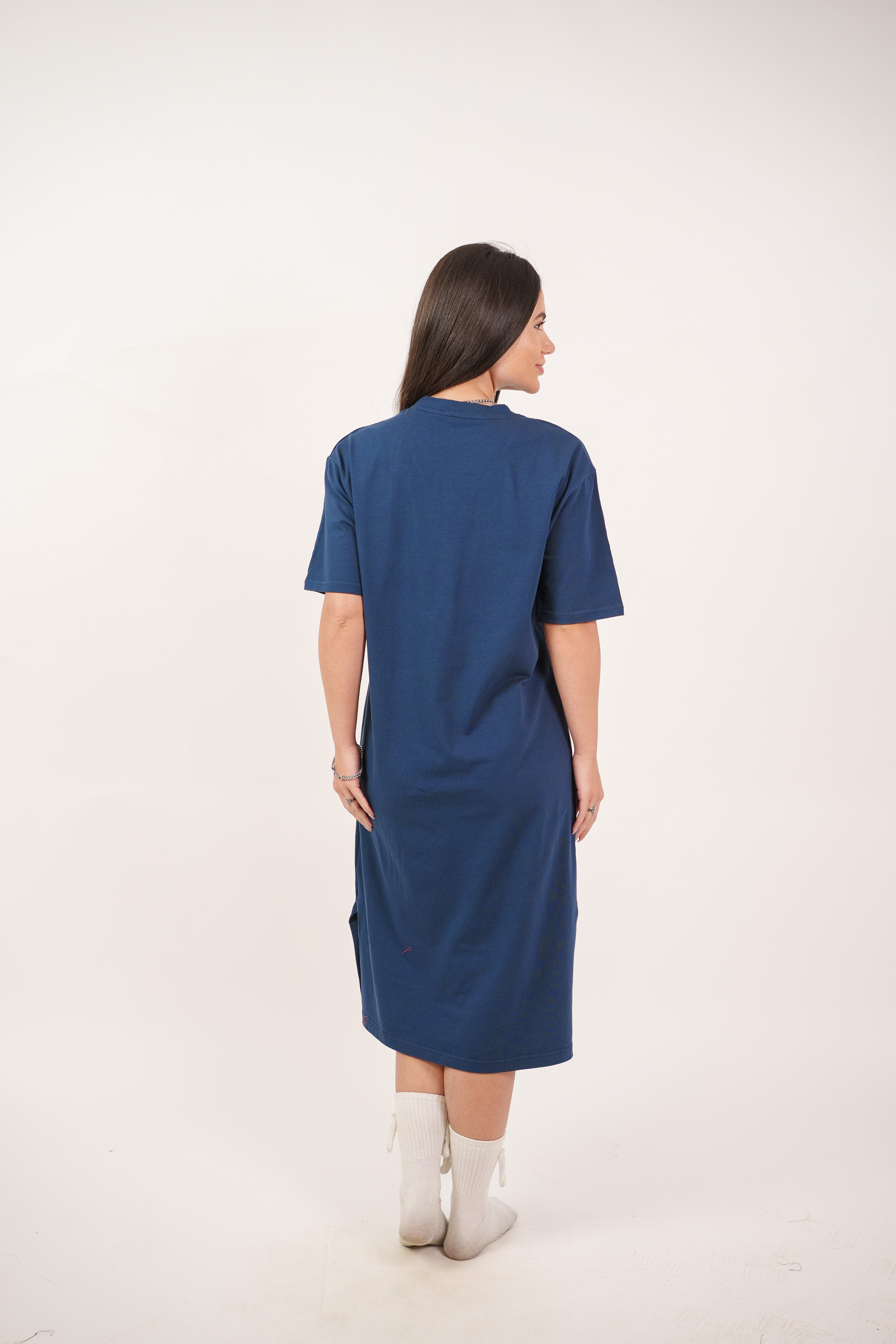 COLORFUL GRAPHIC T-SHIRT DRESS