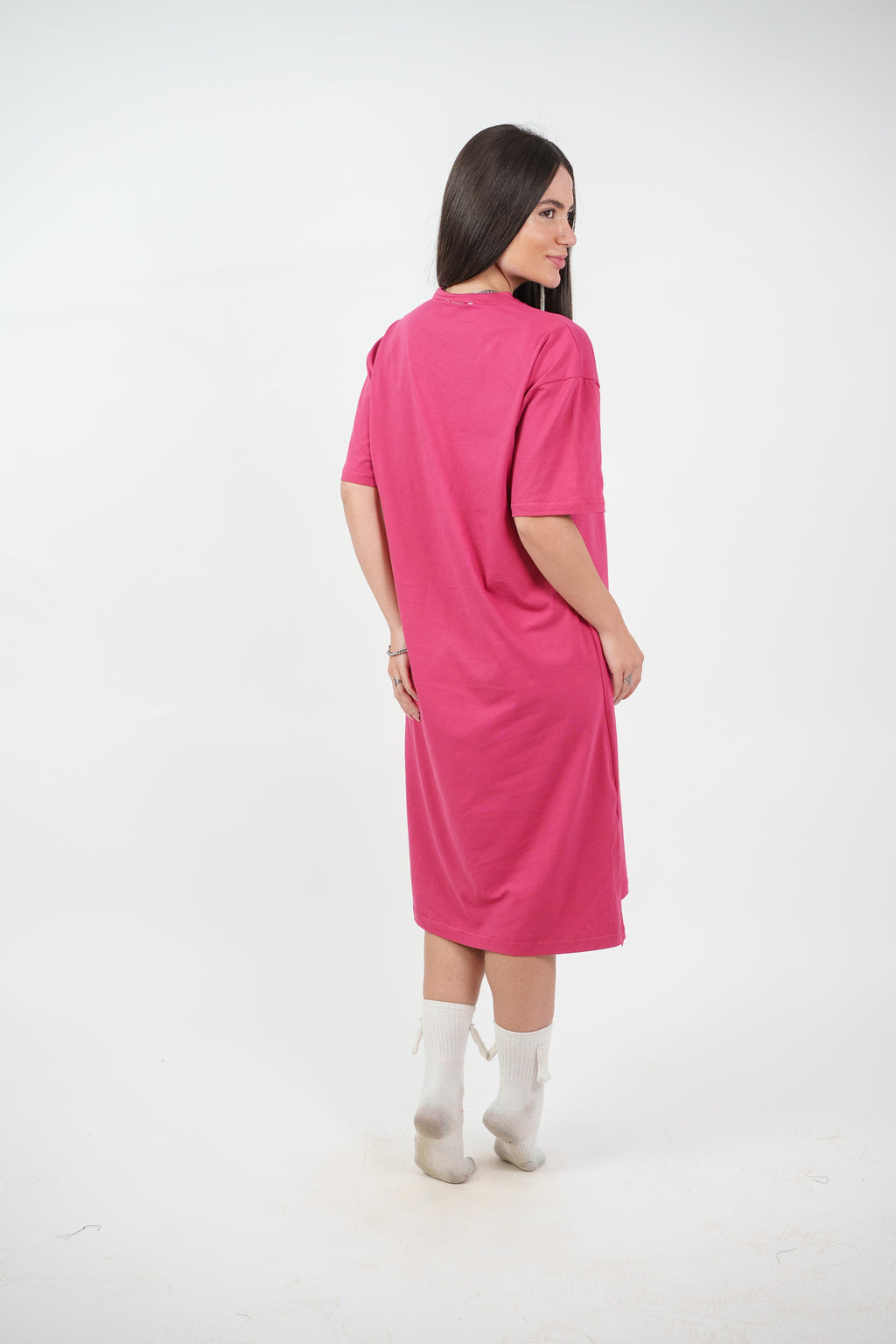 COLORFUL GRAPHIC T-SHIRT DRESS