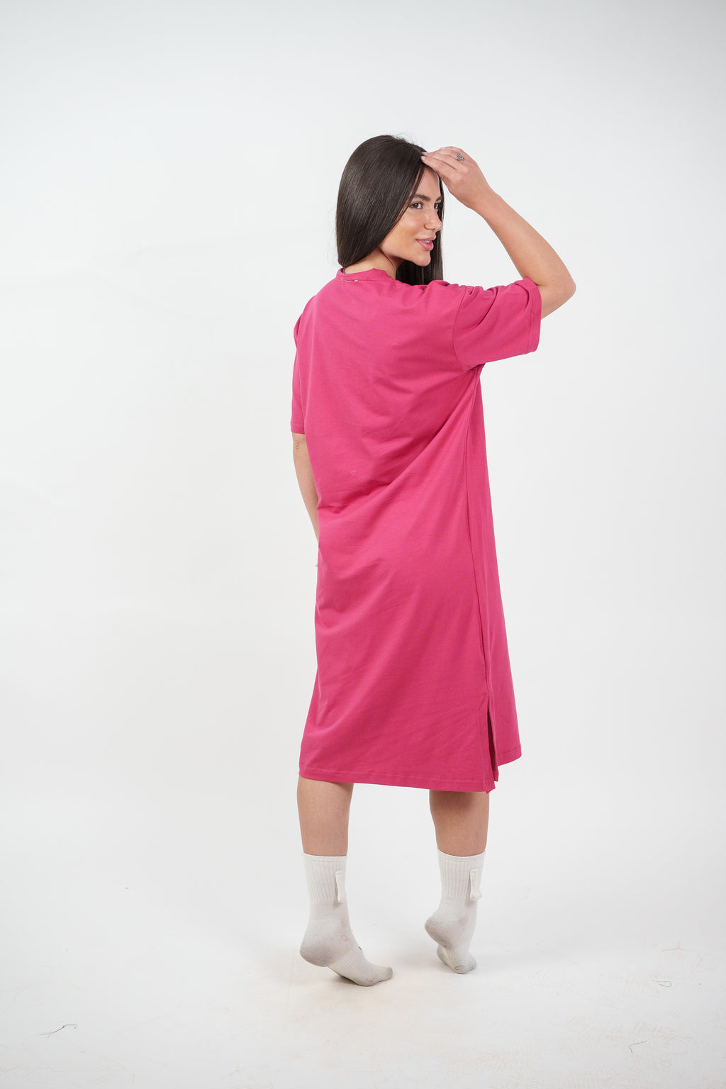 COLORFUL GRAPHIC T-SHIRT DRESS
