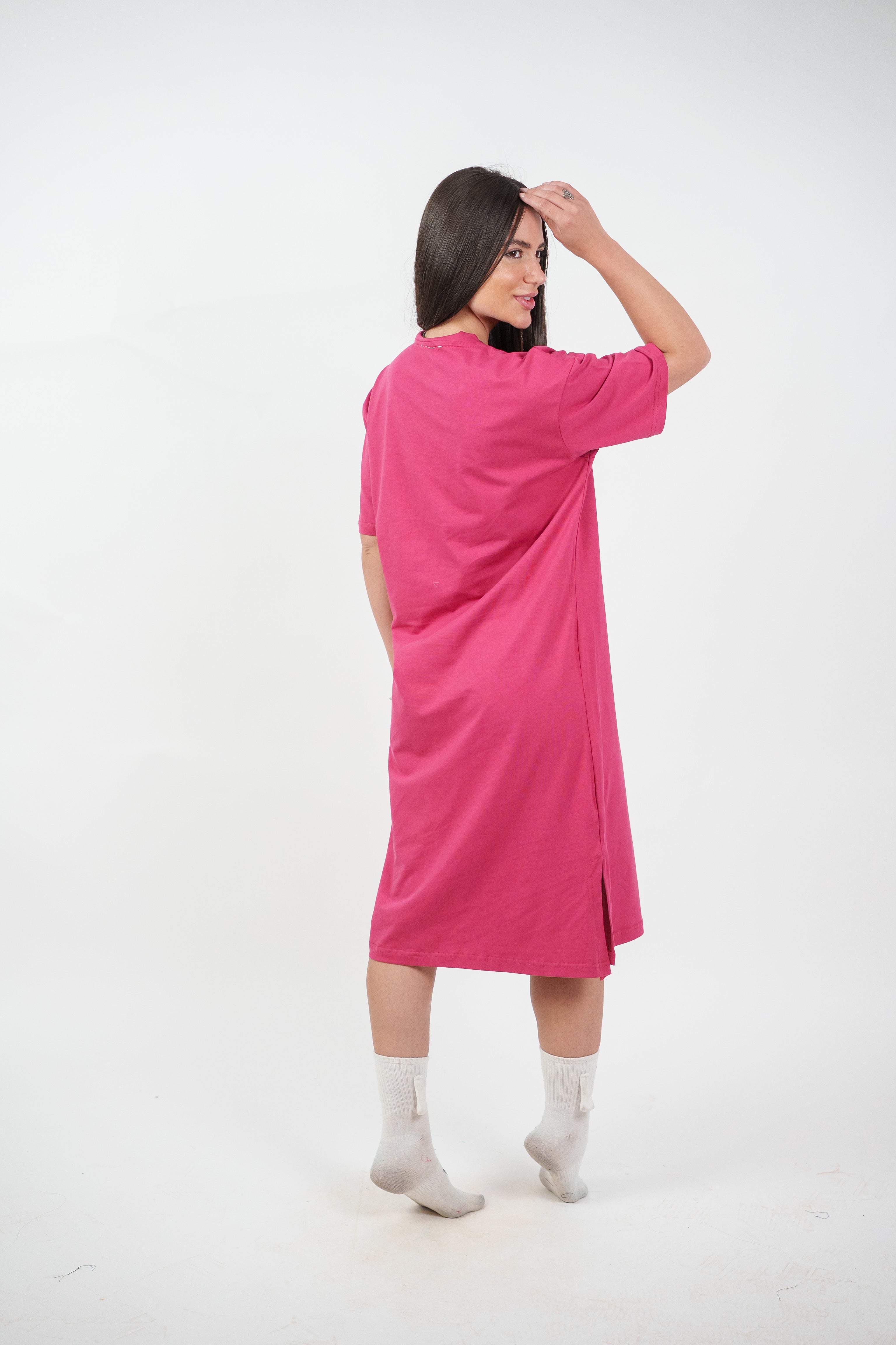 COLORFUL GRAPHIC T-SHIRT DRESS