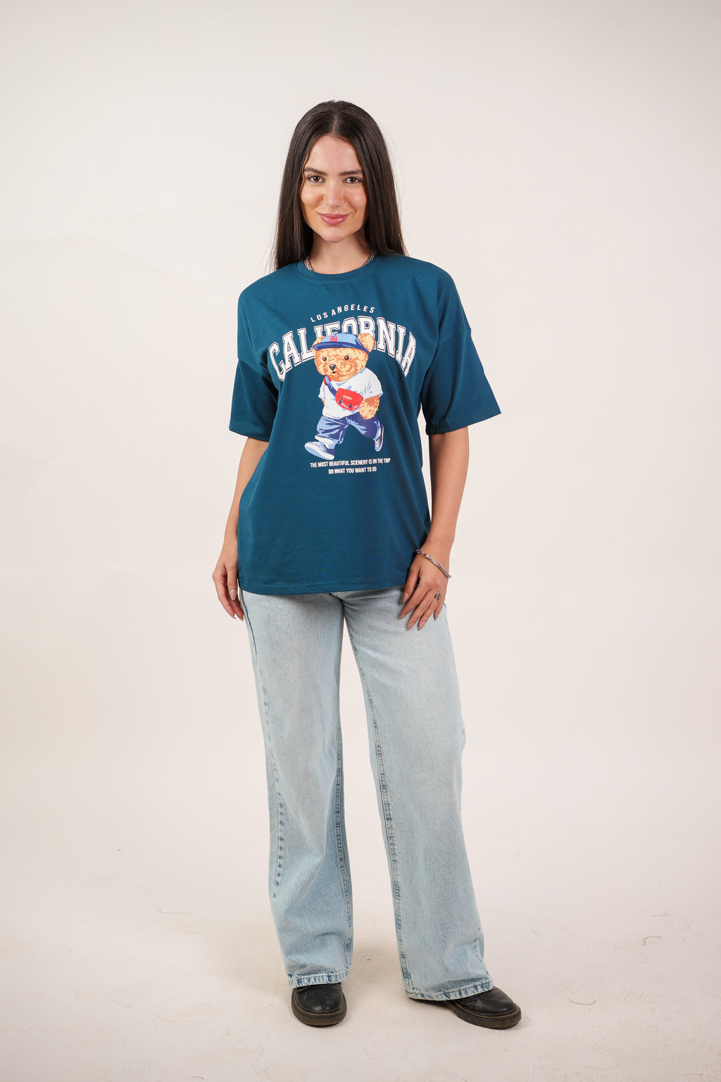 CALIFORNIA TEDDY GRAPHIC TEE