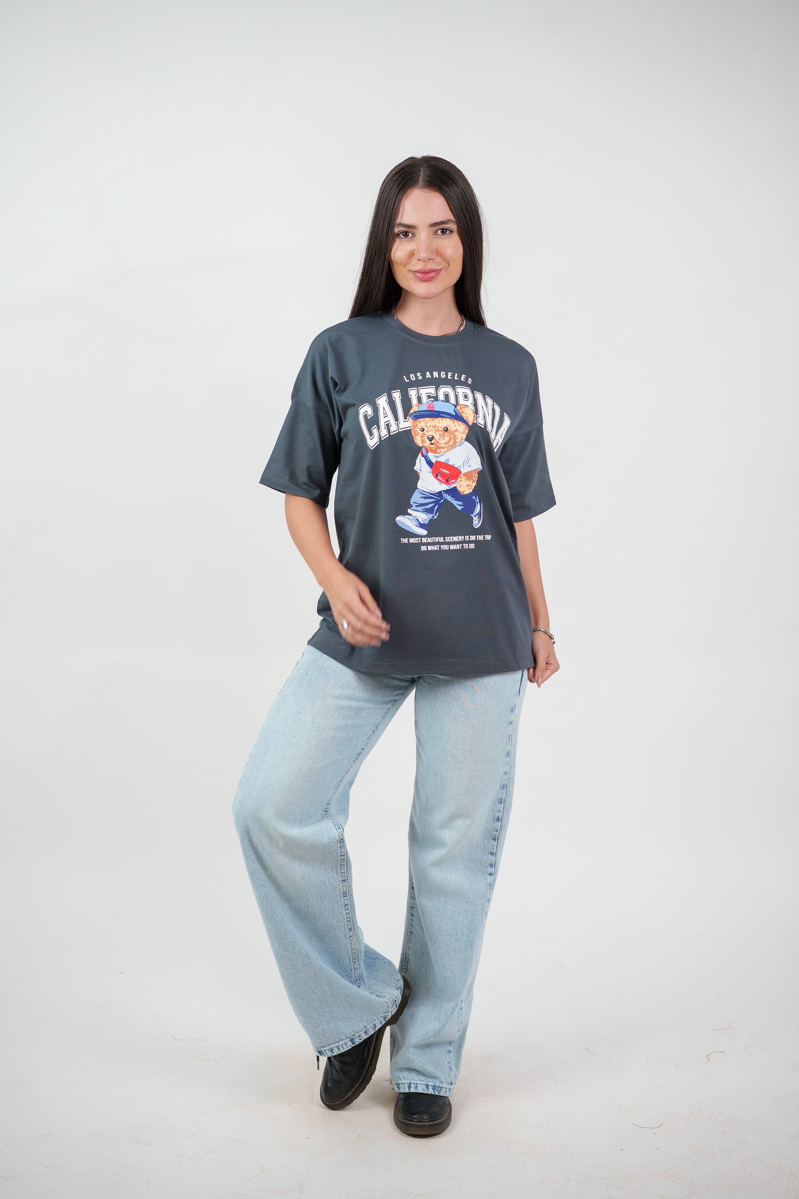 CALIFORNIA TEDDY GRAPHIC TEE