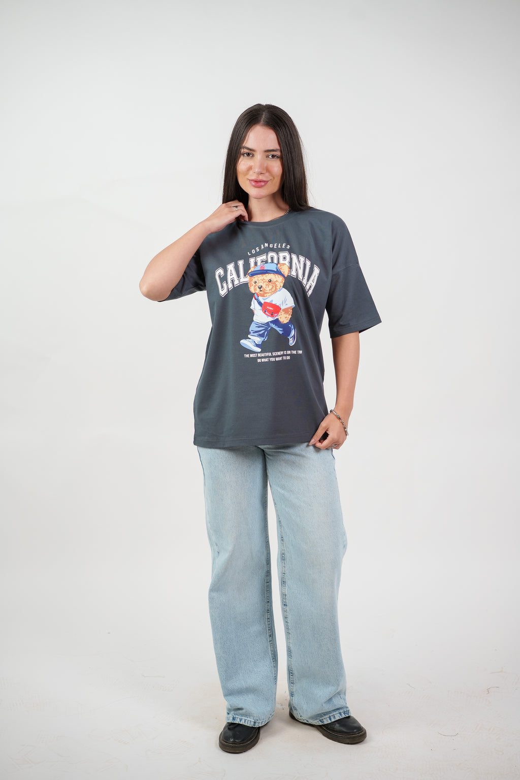 CALIFORNIA TEDDY GRAPHIC TEE